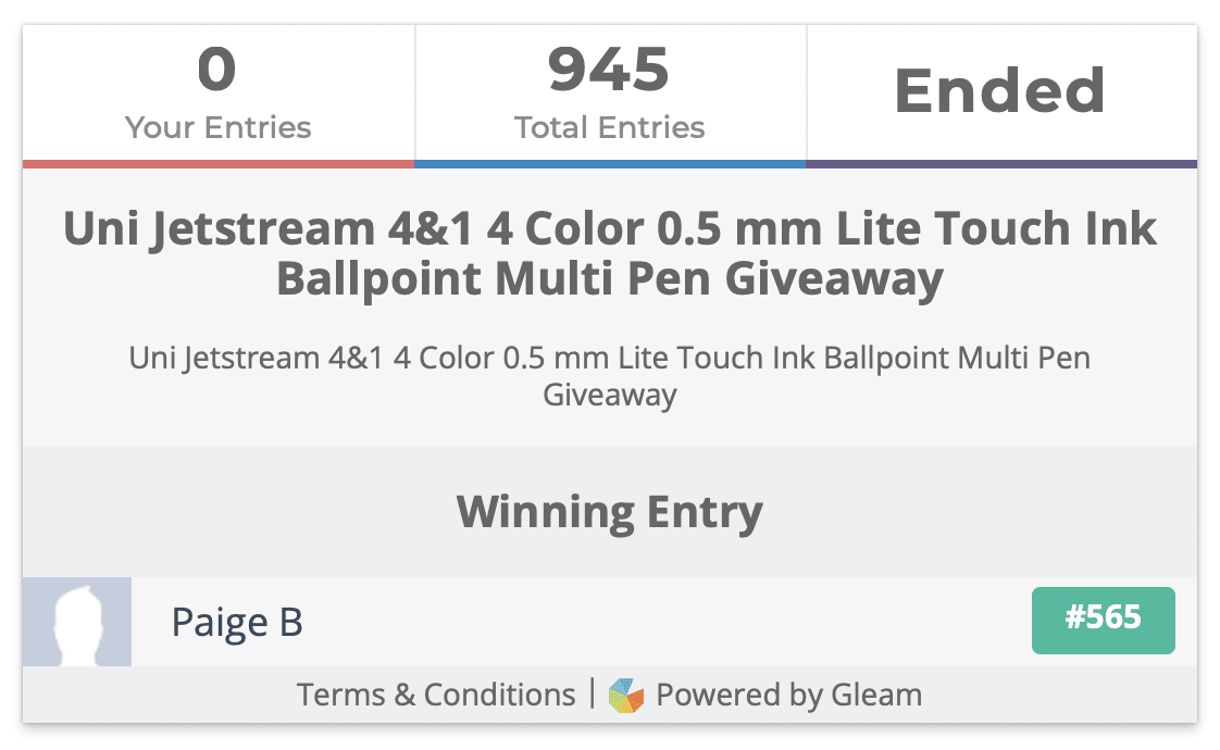 Uni Jetstream 4&1 4 Color 0.5 mm Lite Touch Ink Ballpoint Multi Pen + 0.5 mm Pencil - Sand Mustard - Limited Edition Giveaway Winner