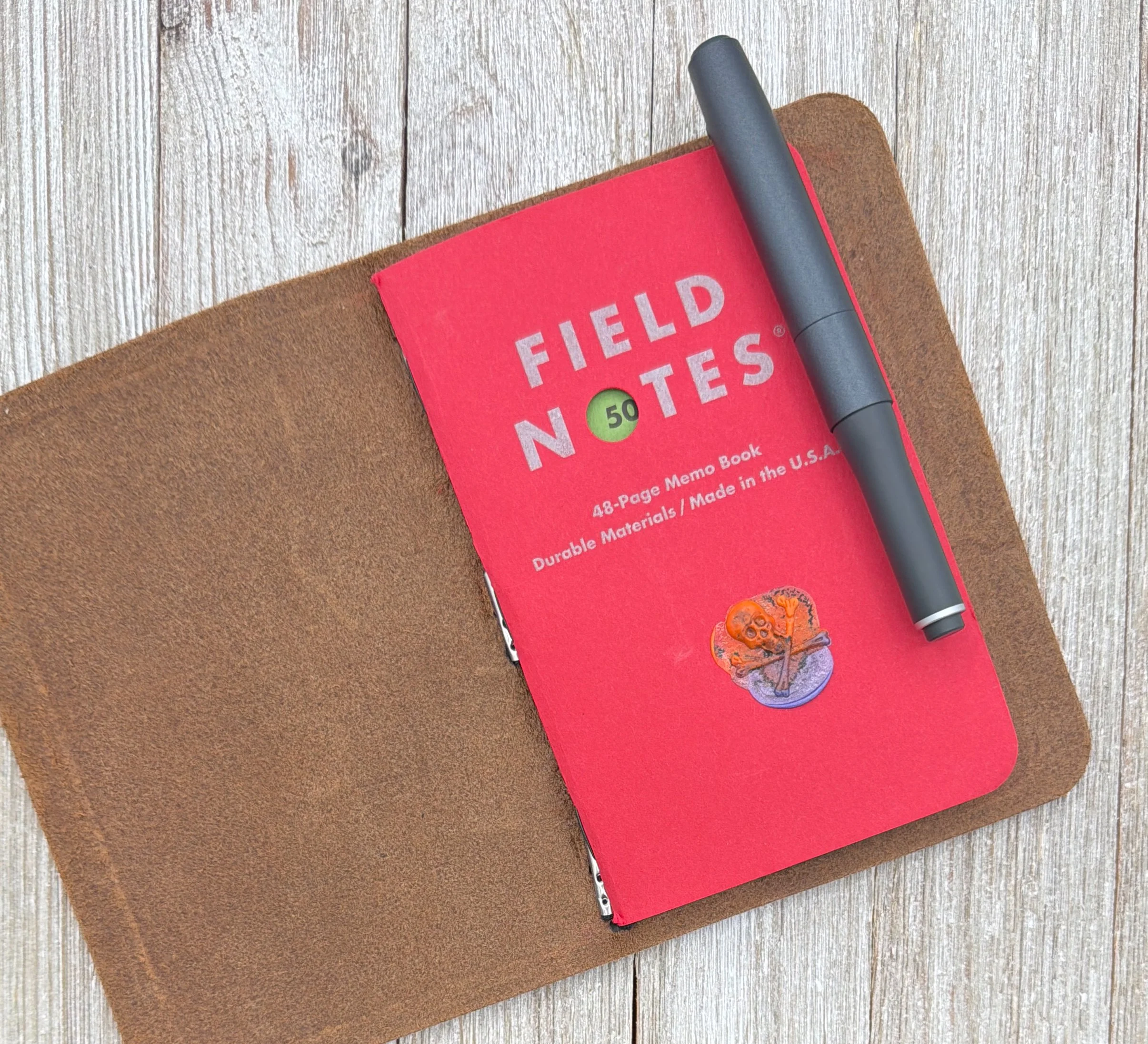 Grit Mercantile Leather A6 Cover