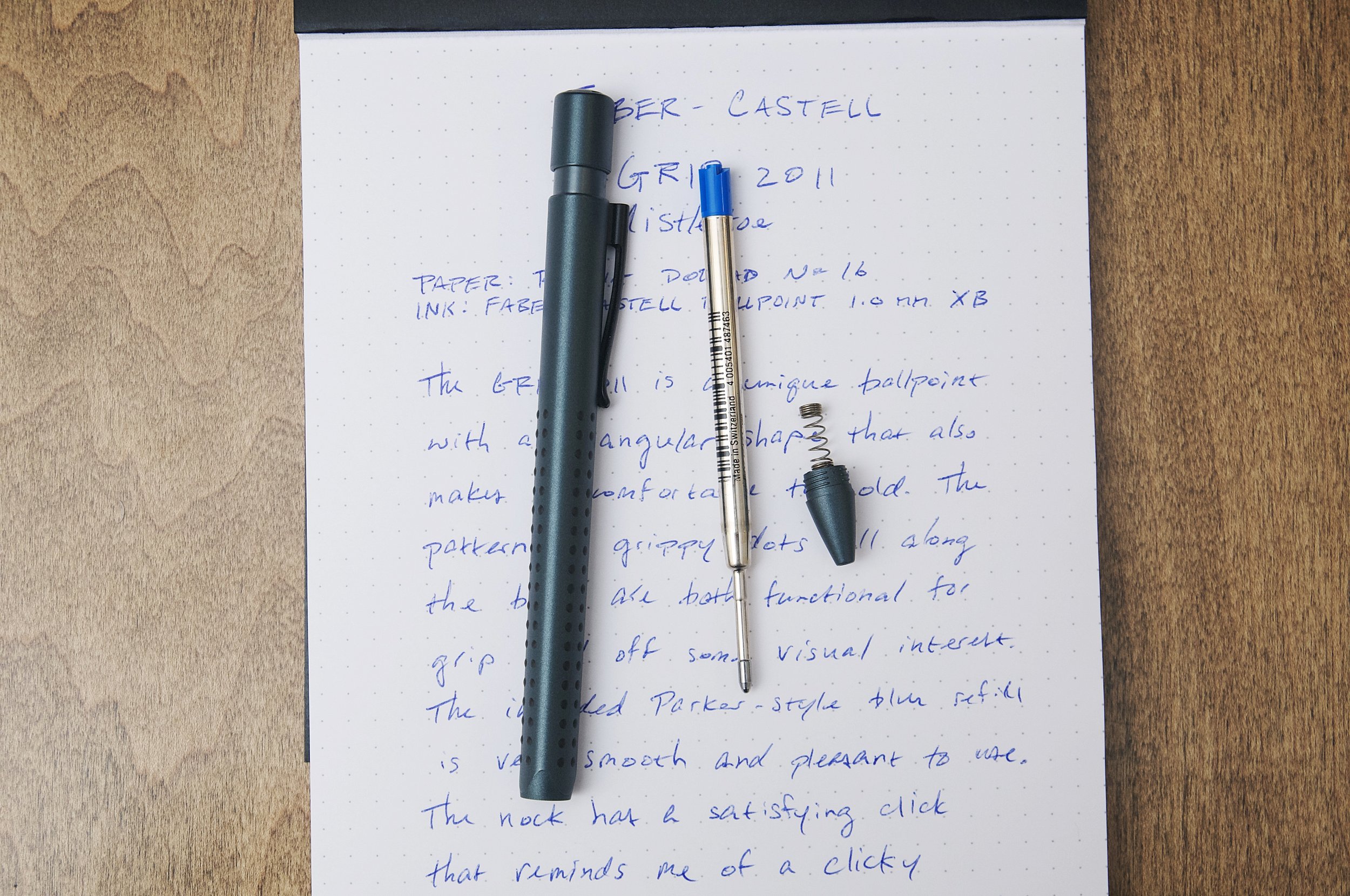 Faber-Castell GRIP 2011 Mistletoe Ballpoint Pen Review — The Pen Addict