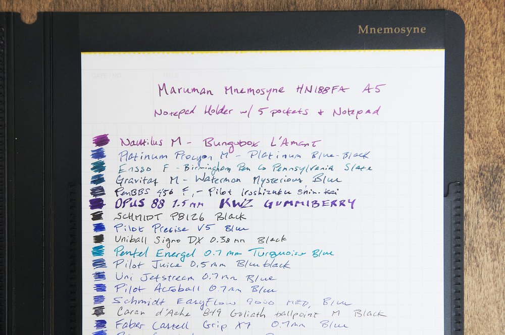 Maruman Mnemosyne A5 Notepad