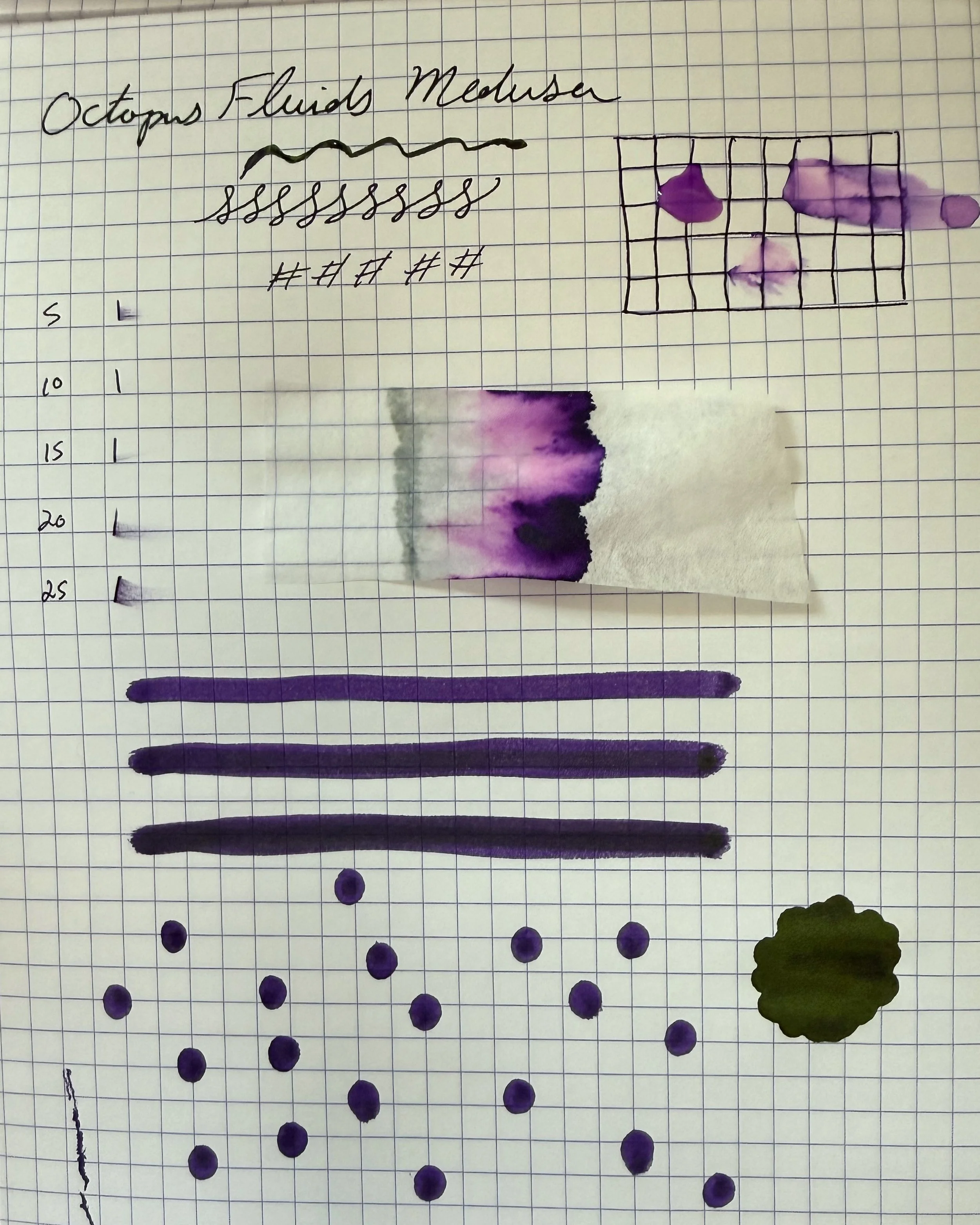 Octopus Fluids Sheening Ink - Violet Medusa