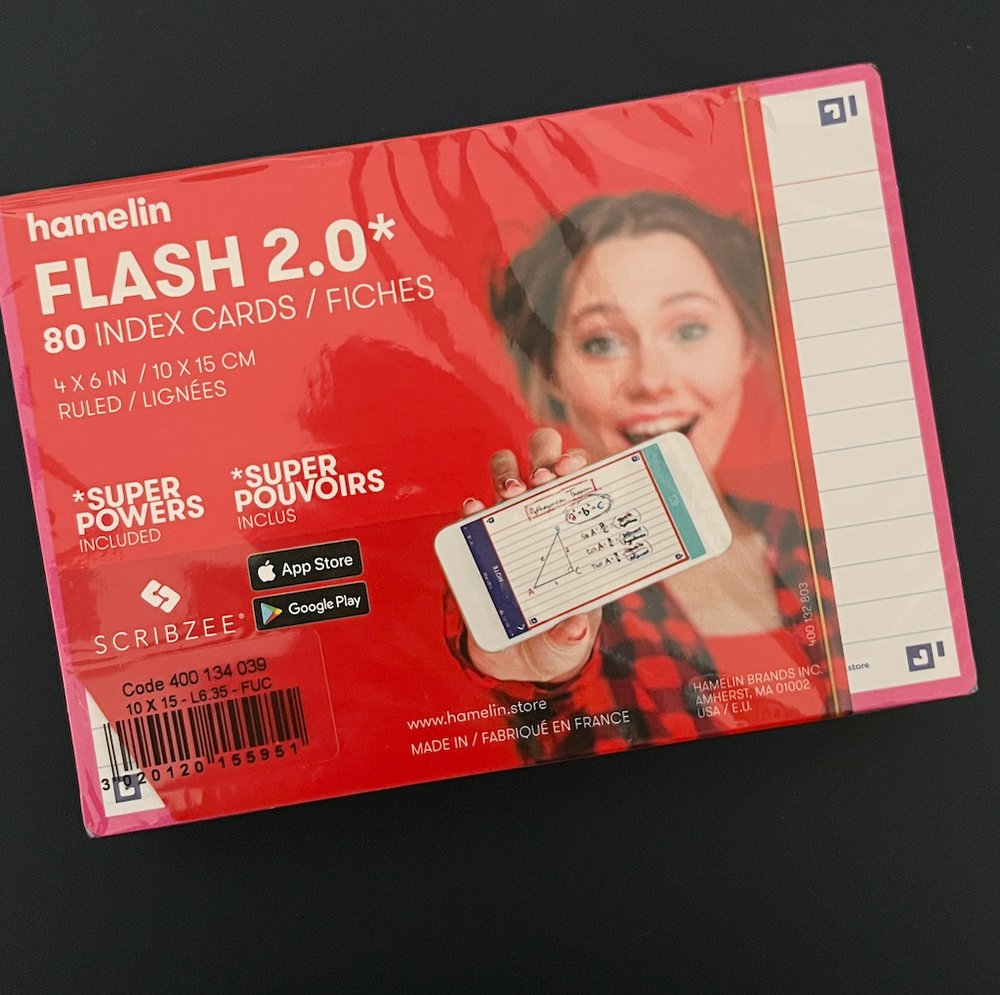 Hamelin Flash 2.0 Index Cards