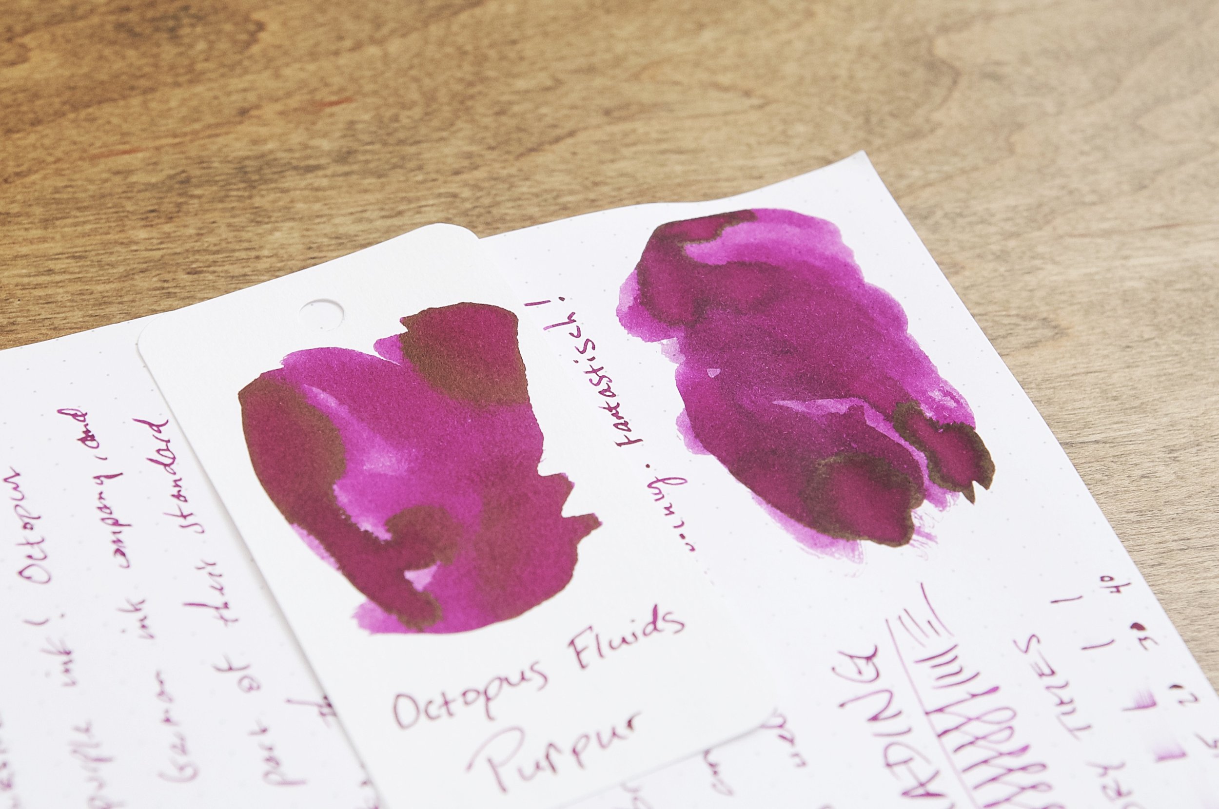 Octopus Fluids Purpur Ink Review — The Pen Addict