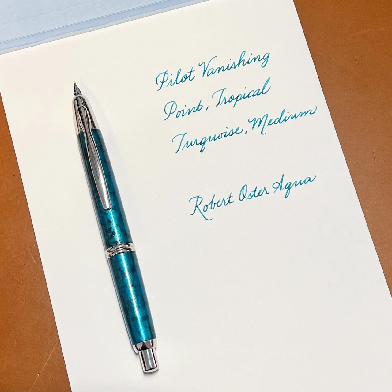 Pilot Vanishing Point Tropical Turquoise