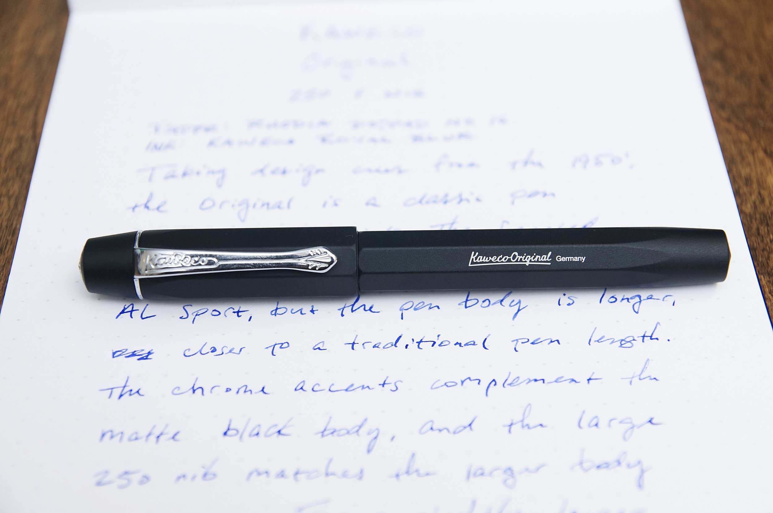 Kaweco Original Fountain Pen with 250 Nib Review — The Pen Addict