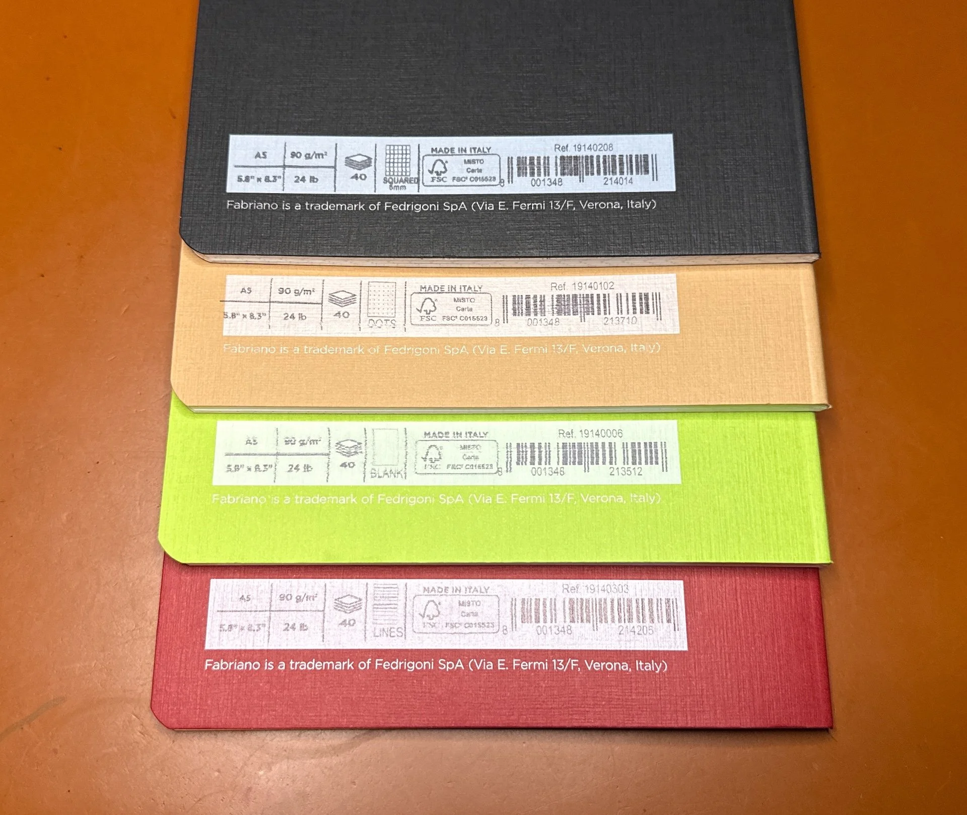 Fabriano Ecoqua Original Notebooks