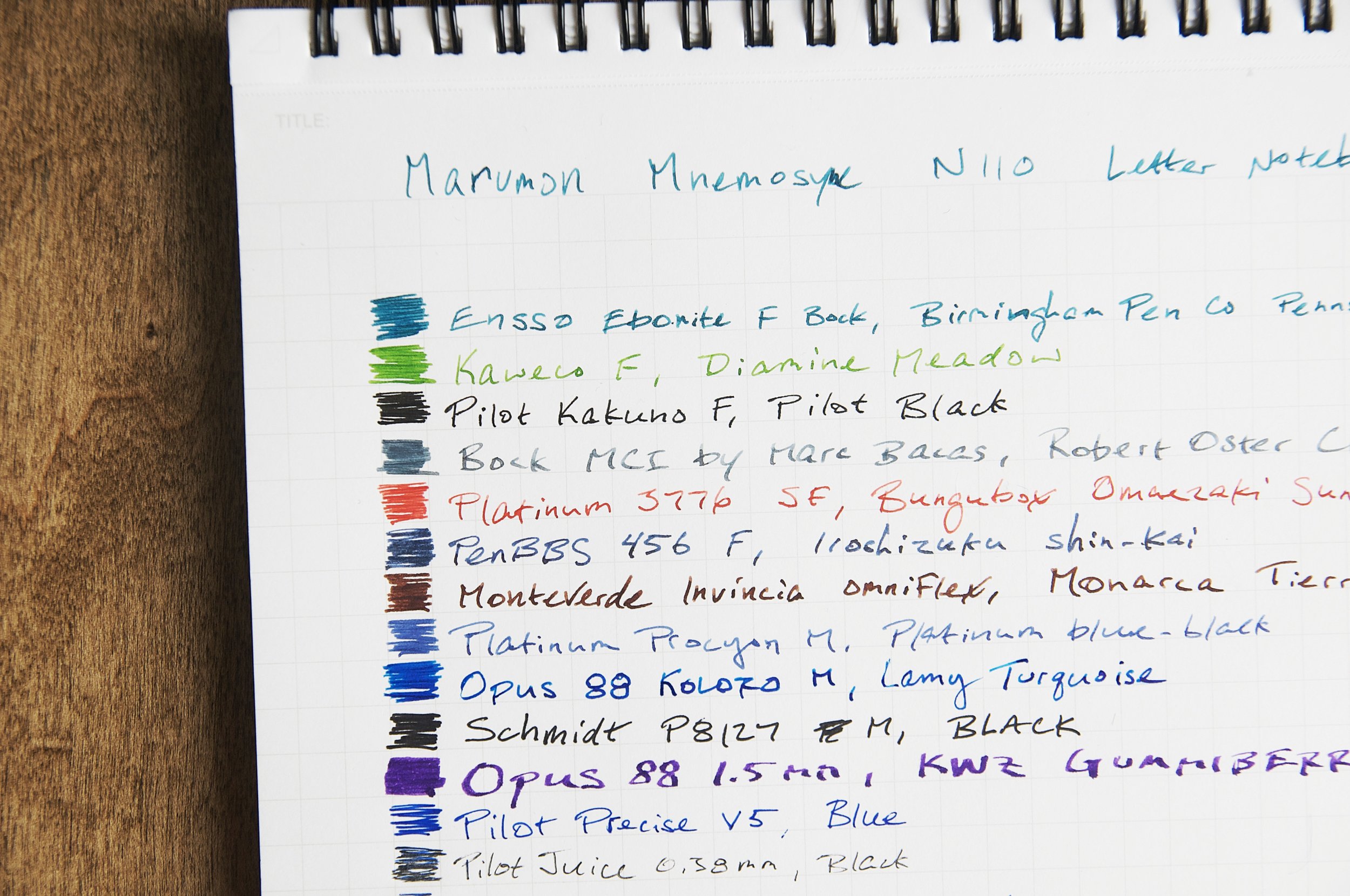 Maruman Mnemosyne US Letter Size Notebook