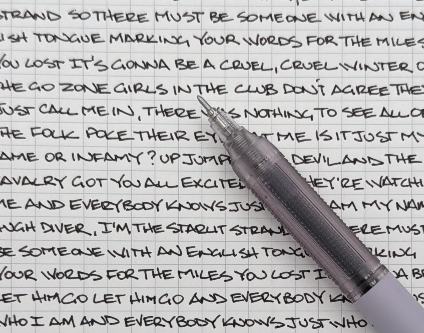 Tombow MONO Graph Lite Gel Pen Ink