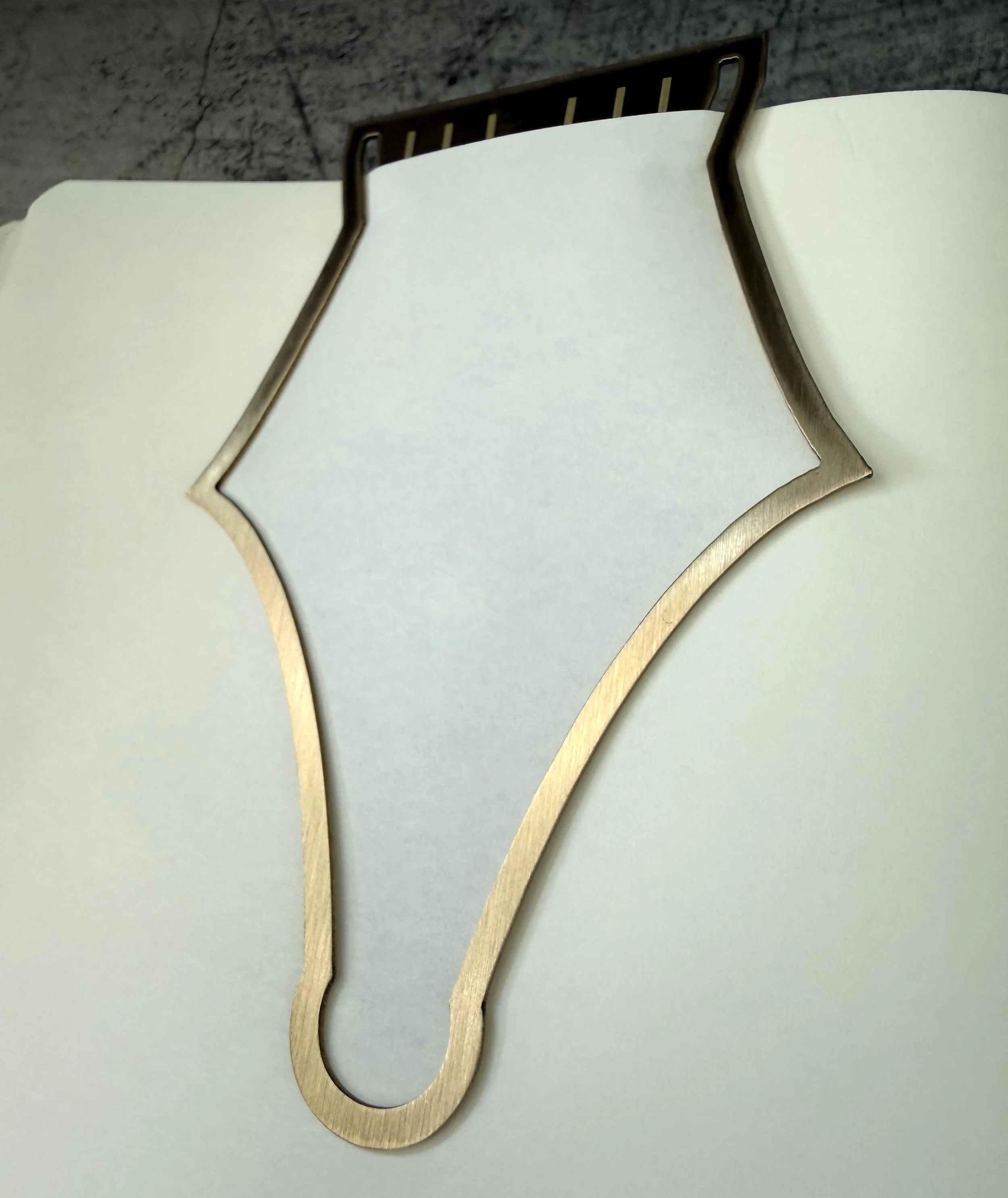 Esterbrook Brass Nib Bookmark Clipped