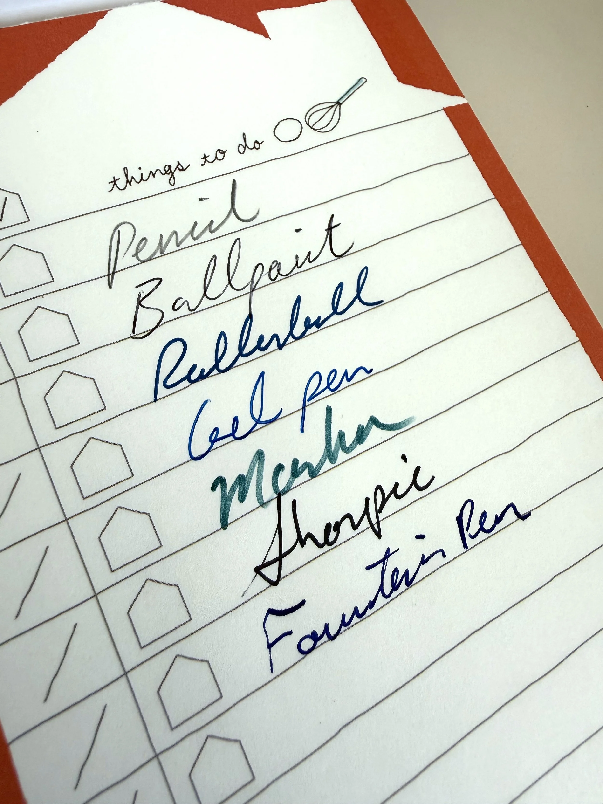 Midori To Do List Writing