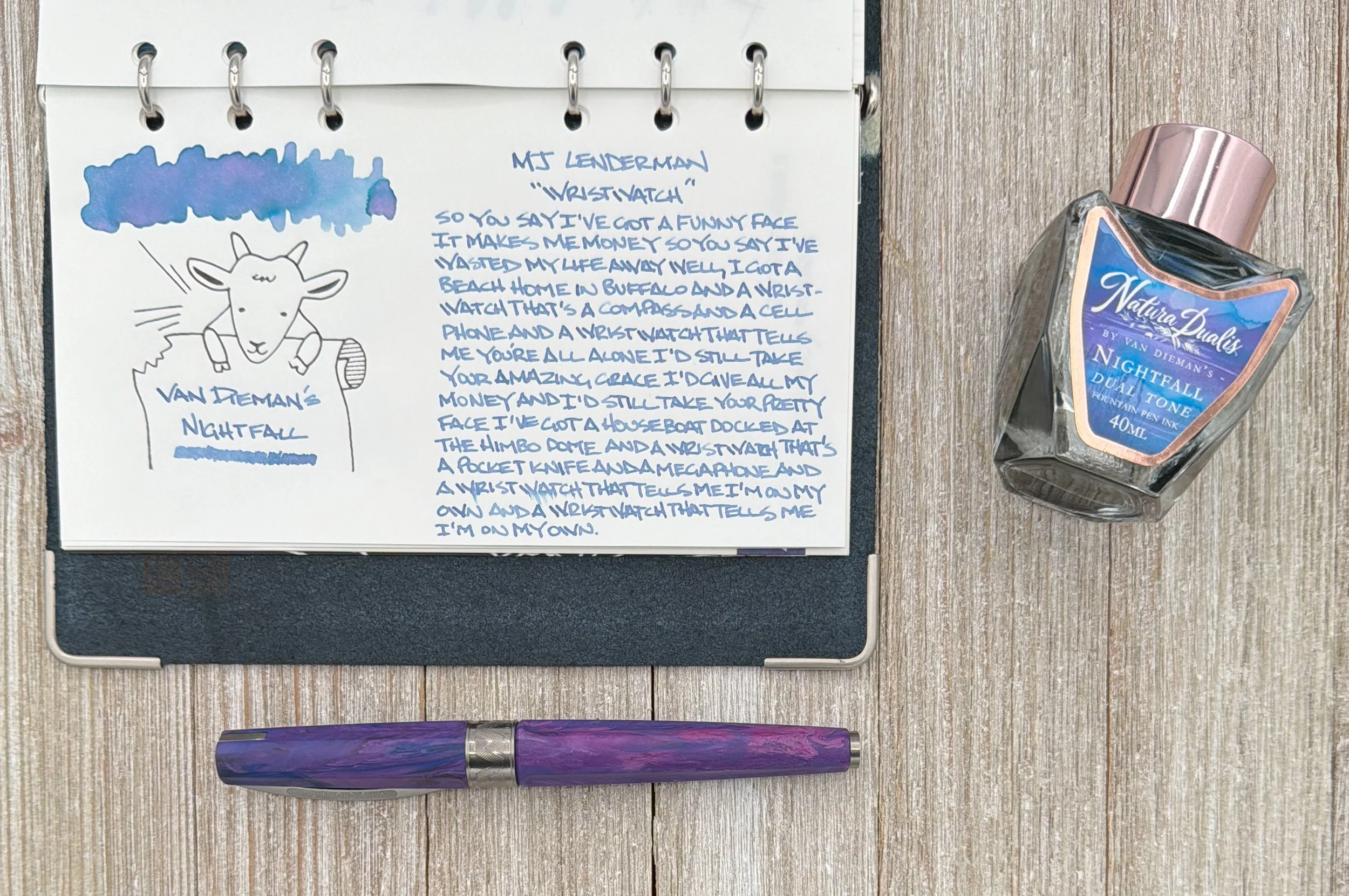 Visconti Mirage Mythos Persephone Van Dieman's Nightfall