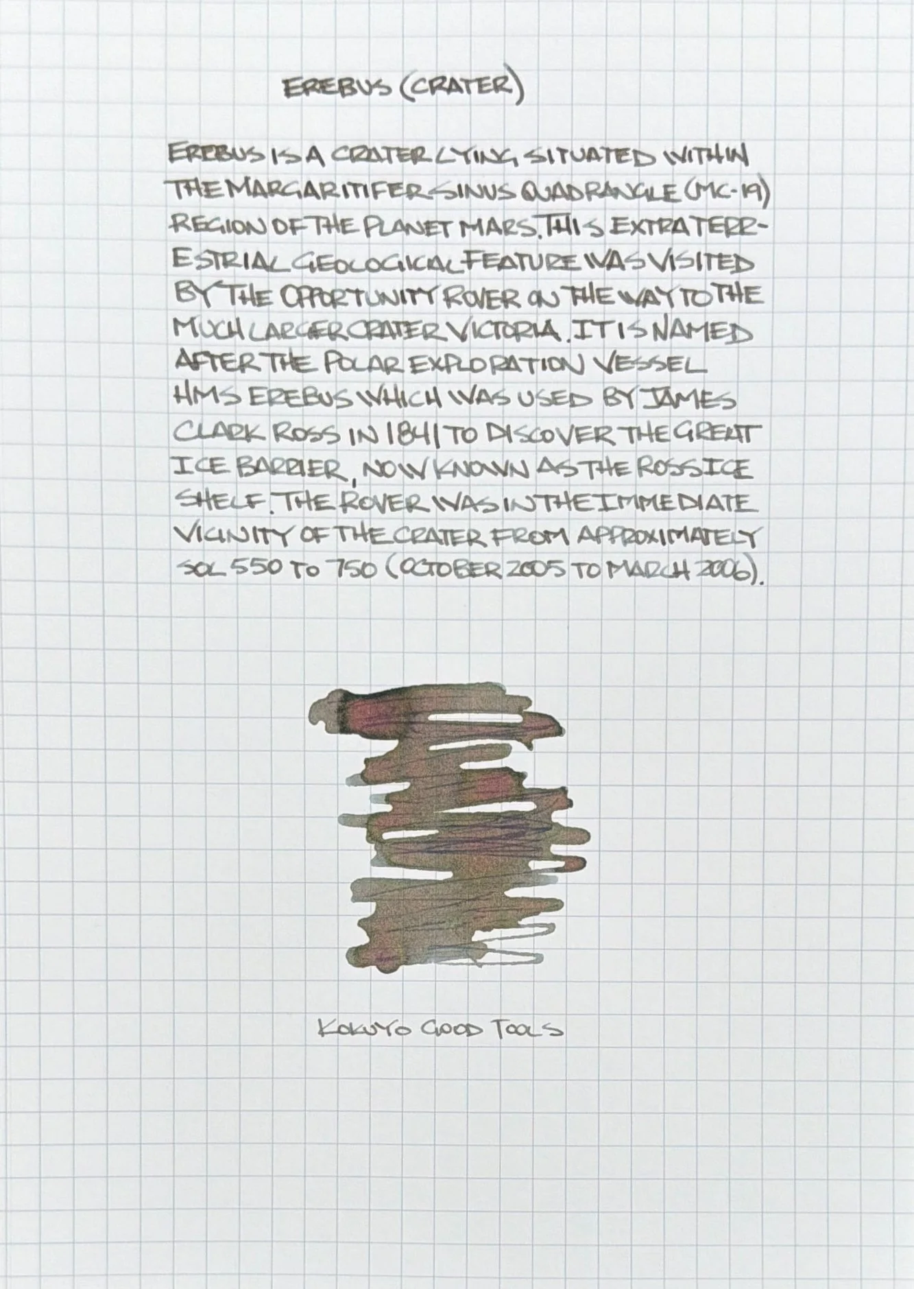 Colorverse Erebus Crater Ink Kokuyo