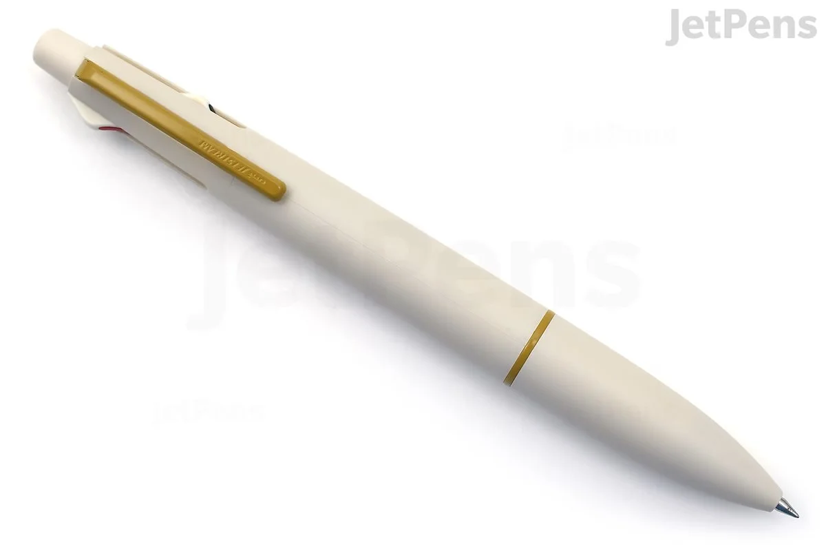 Uni Jetstream 4&1 4 Color 0.5 mm Lite Touch Ink Ballpoint Multi Pen + 0.5 mm Pencil - Sand Mustard - Limited Edition Giveaway