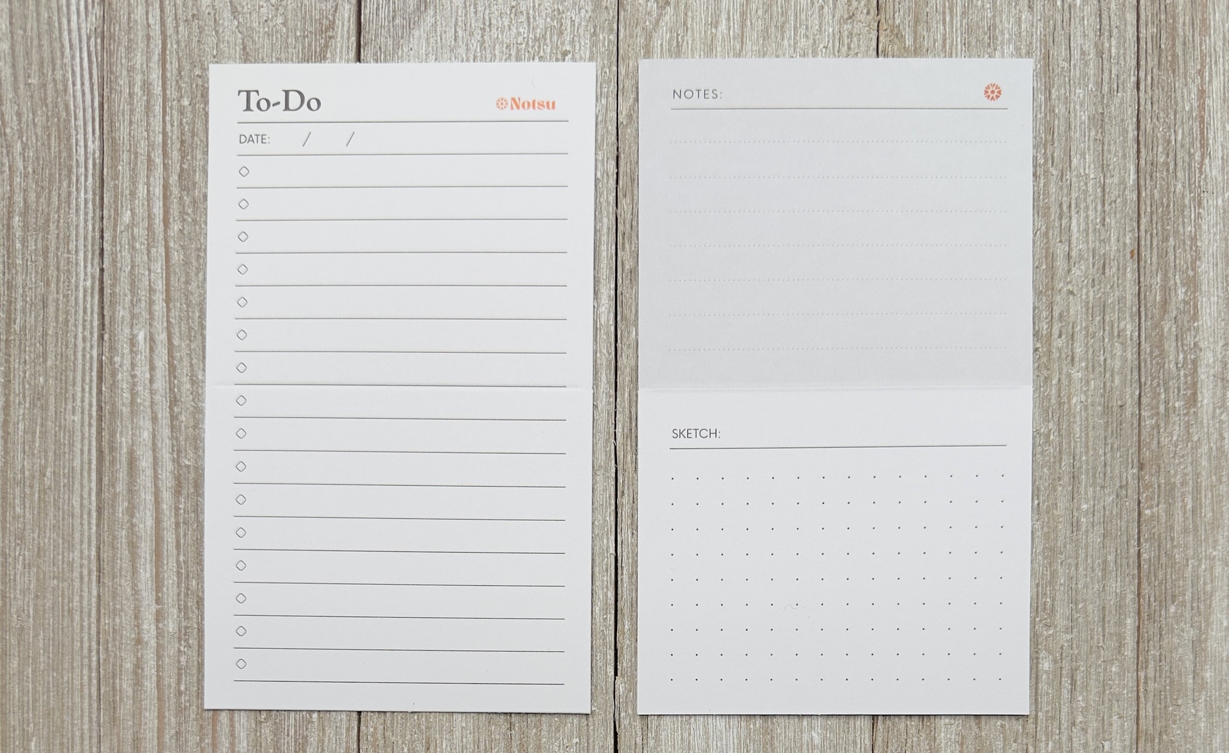 Notsu To-Do List Cards Sides