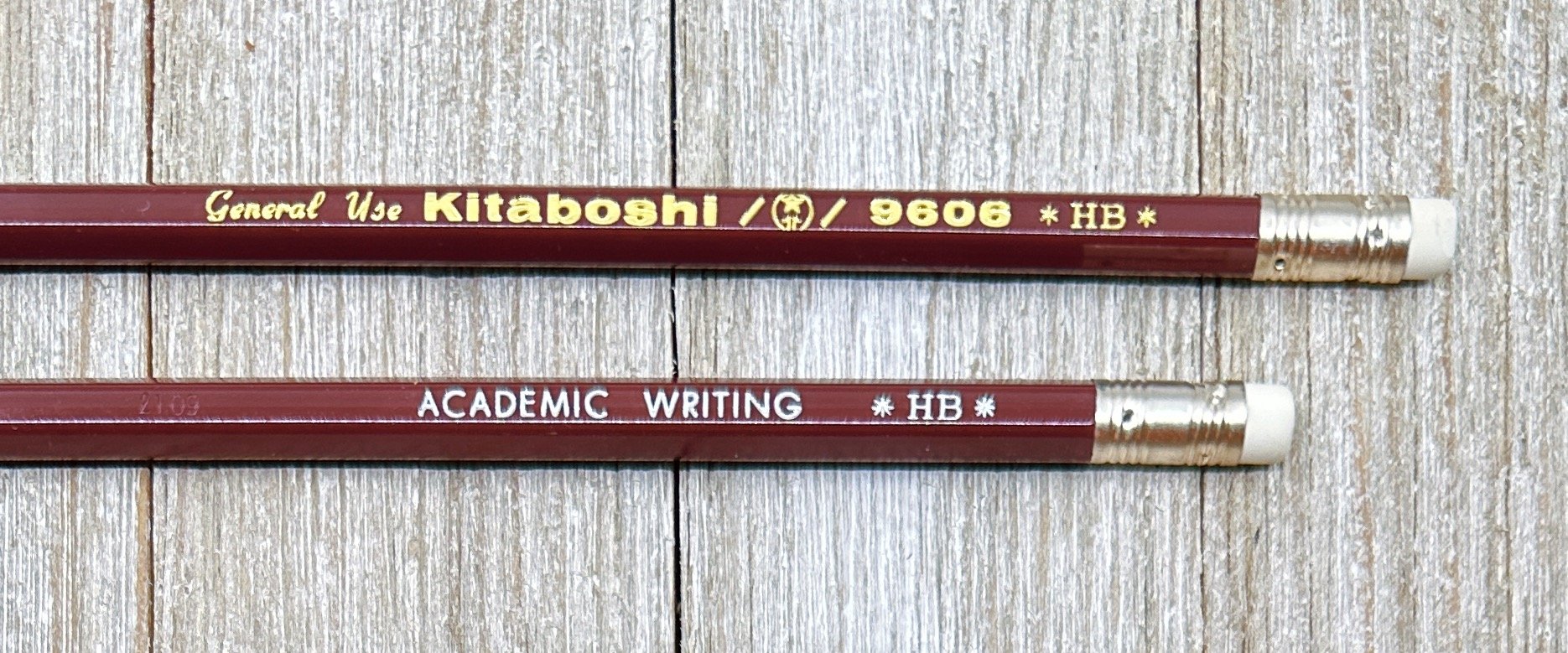 Kita-Boshi 9606 Pencils HB with eraser - Professional Writing