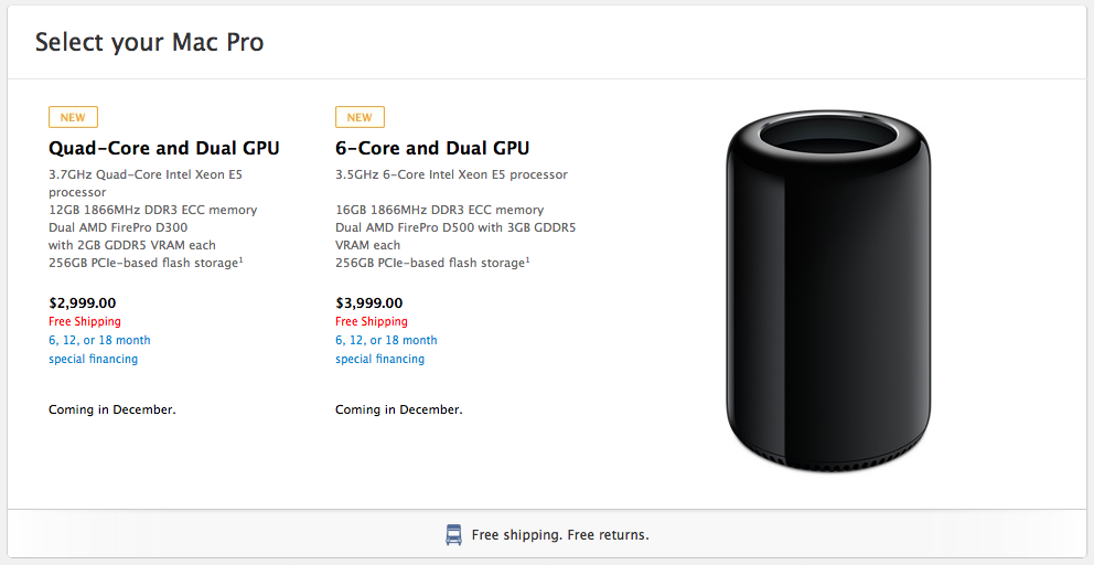 Mac Pro Pricing