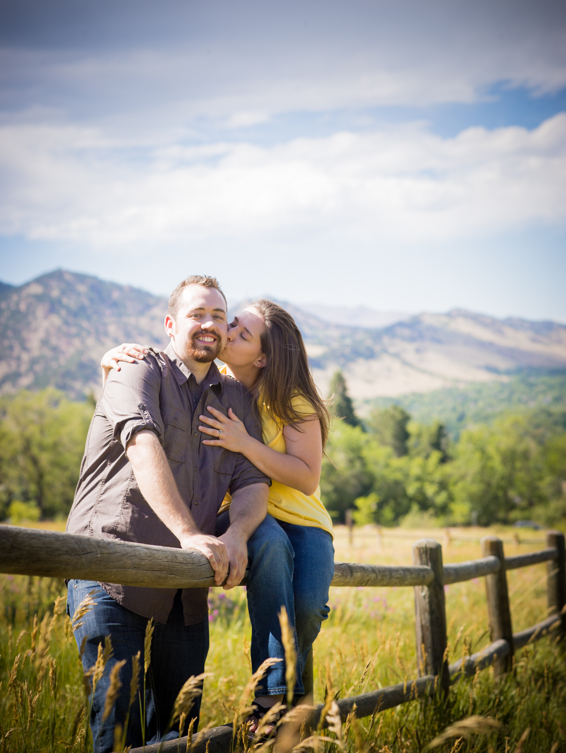 Mark and Mindy's engagement session. Boulder, CO