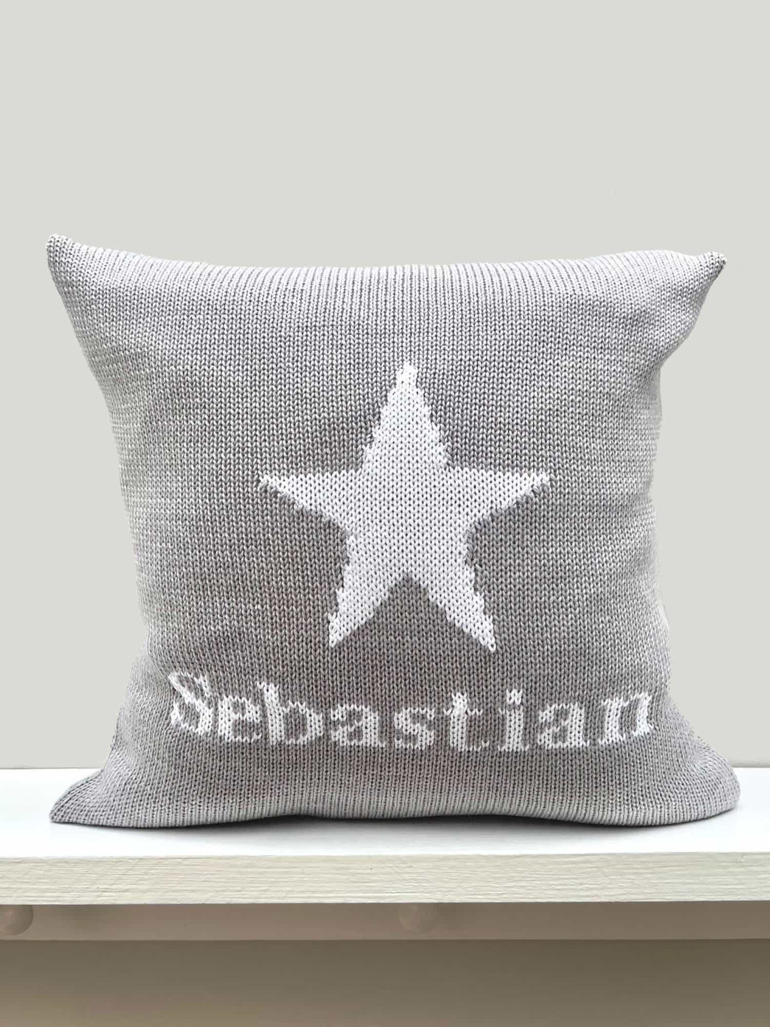 star cushion with name