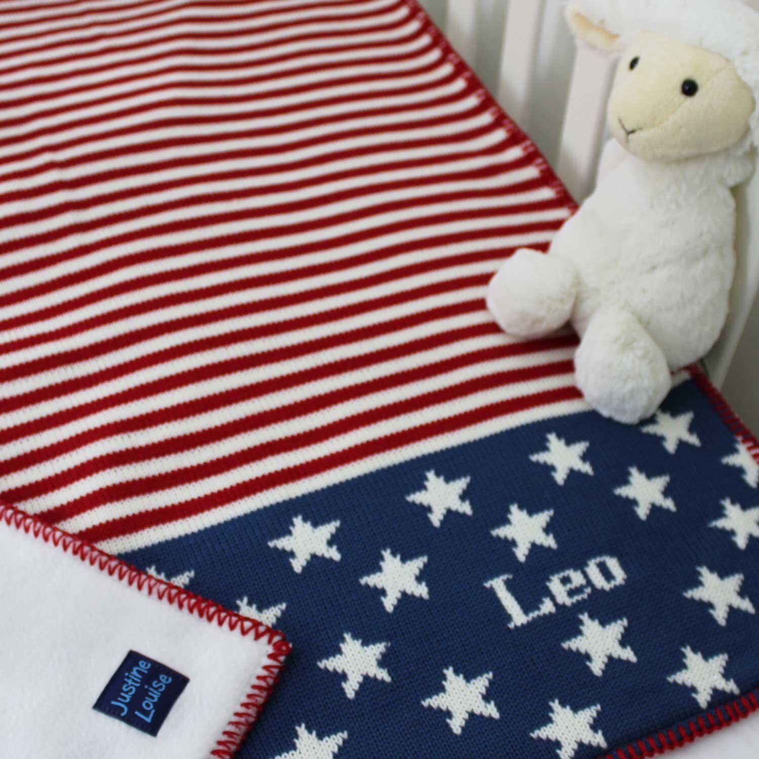 stars and stripes baby blanket