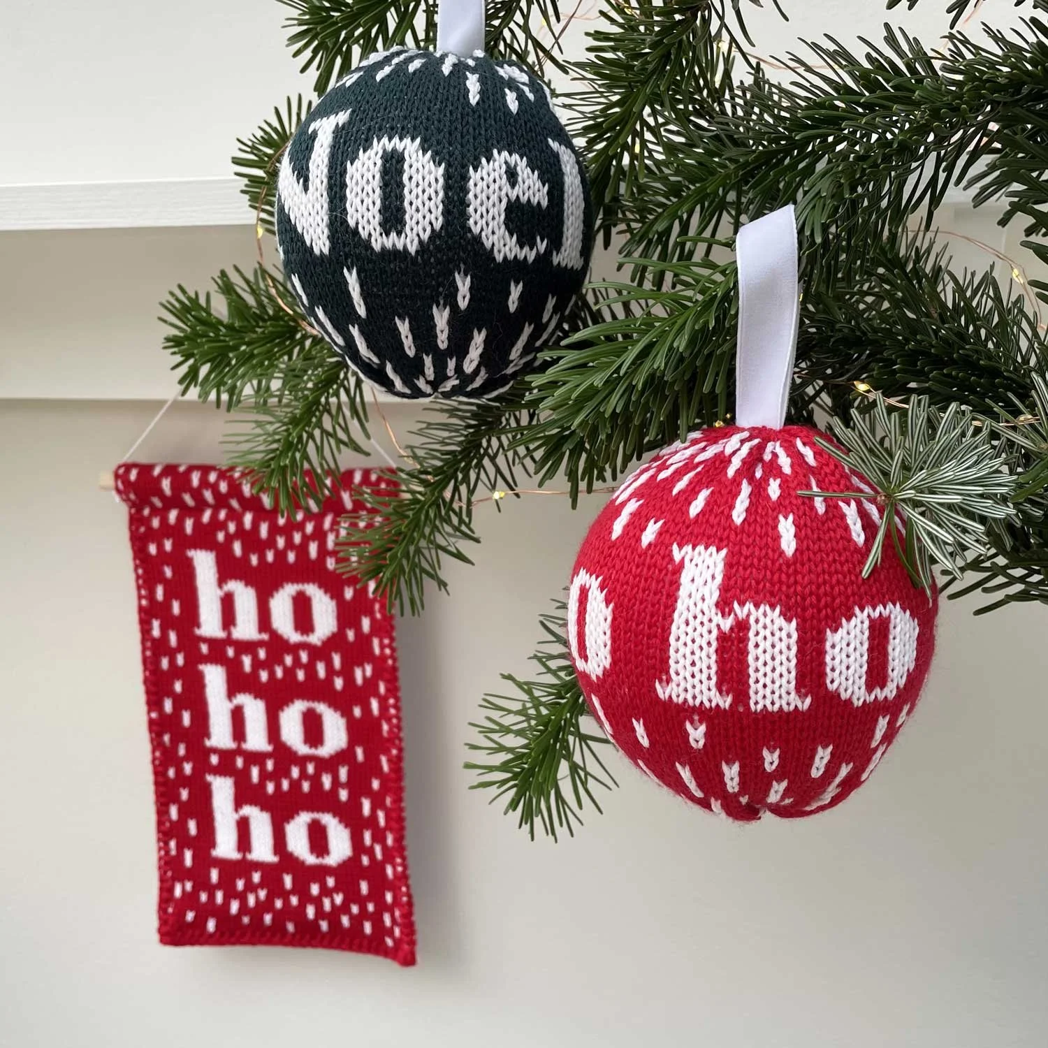 ho ho ho christmas wall hanging