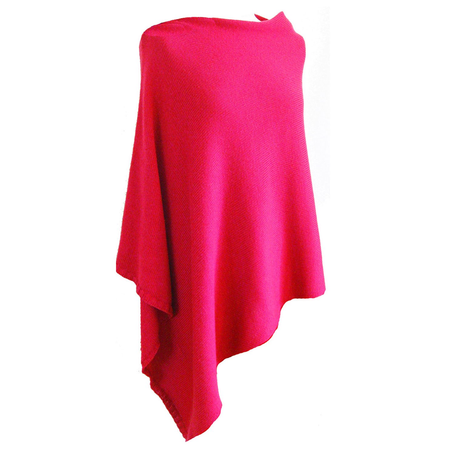 pink ladies merino wool poncho