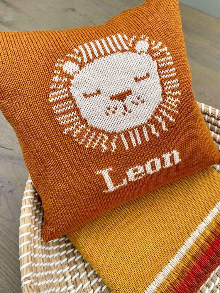 lion cushion for baby