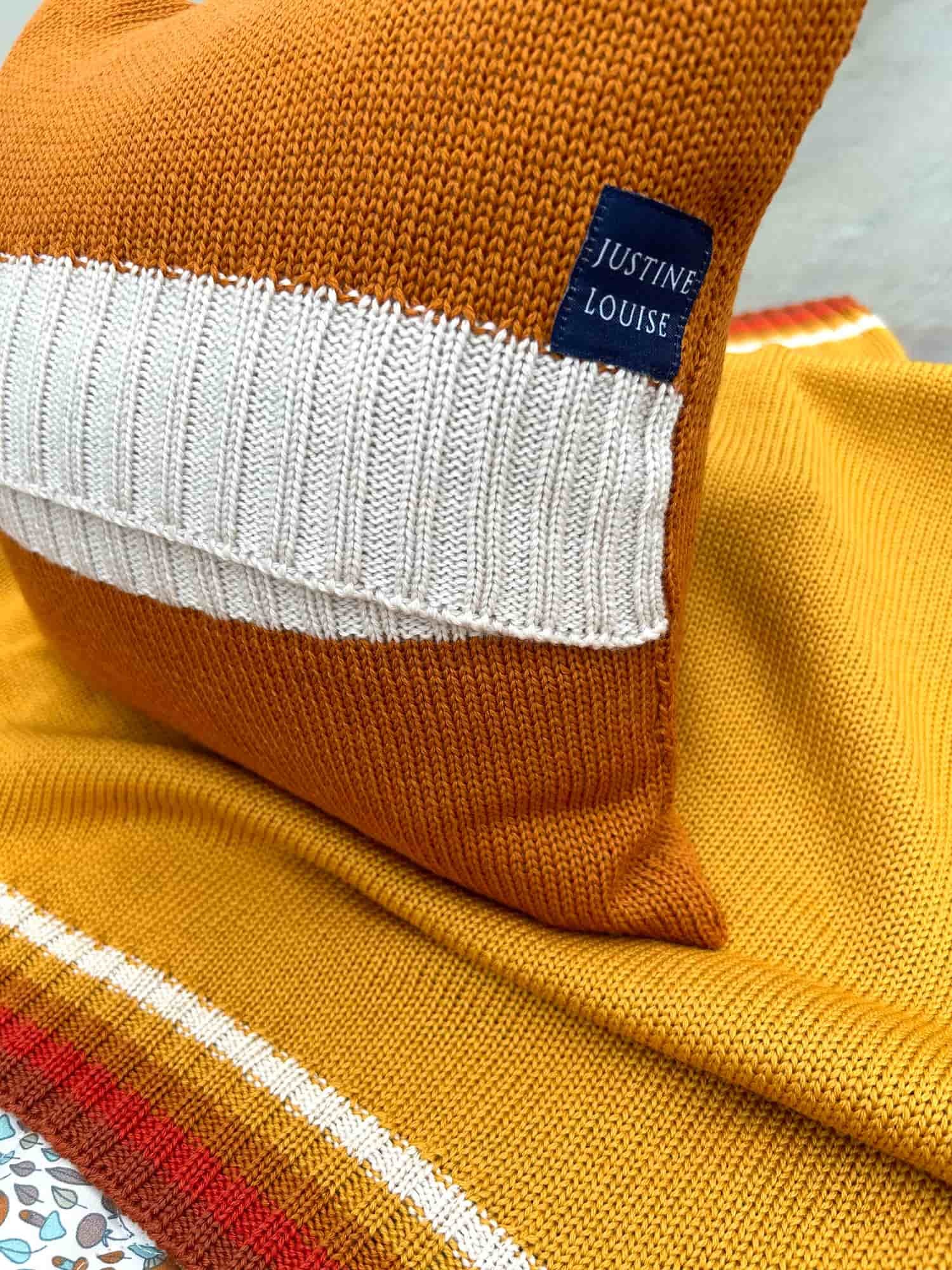 merino knitted cushion