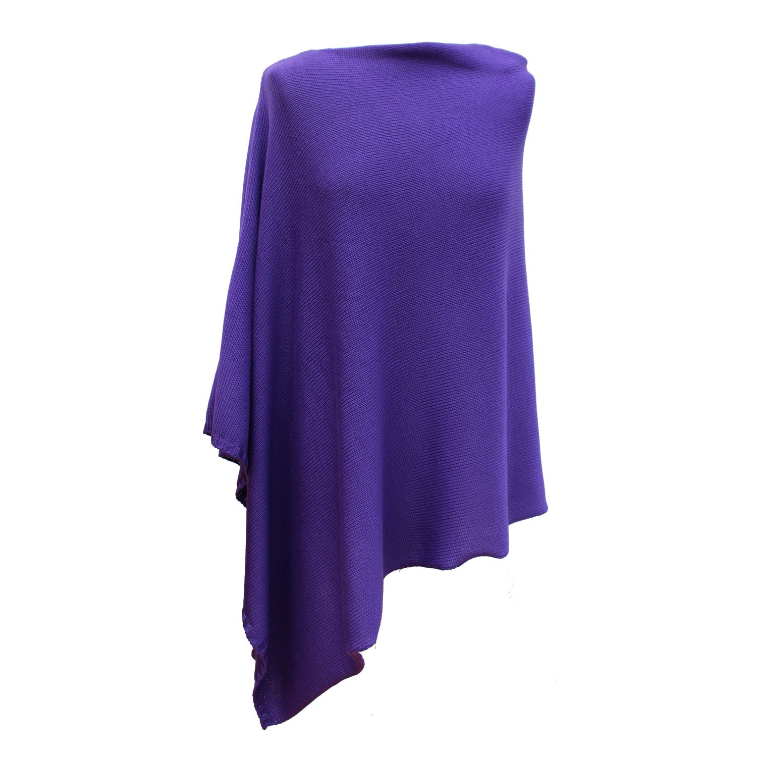 luxury merino knitted poncho for women