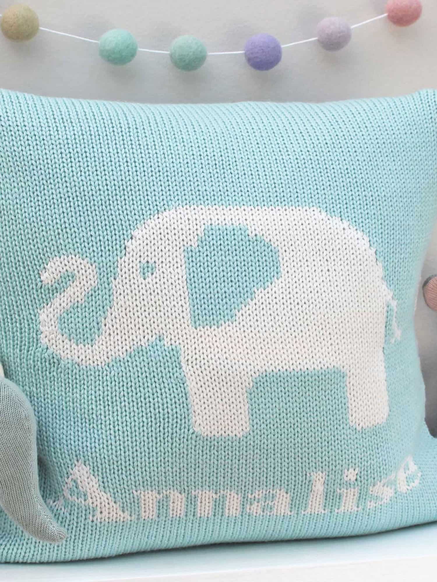 elephant cushion named
