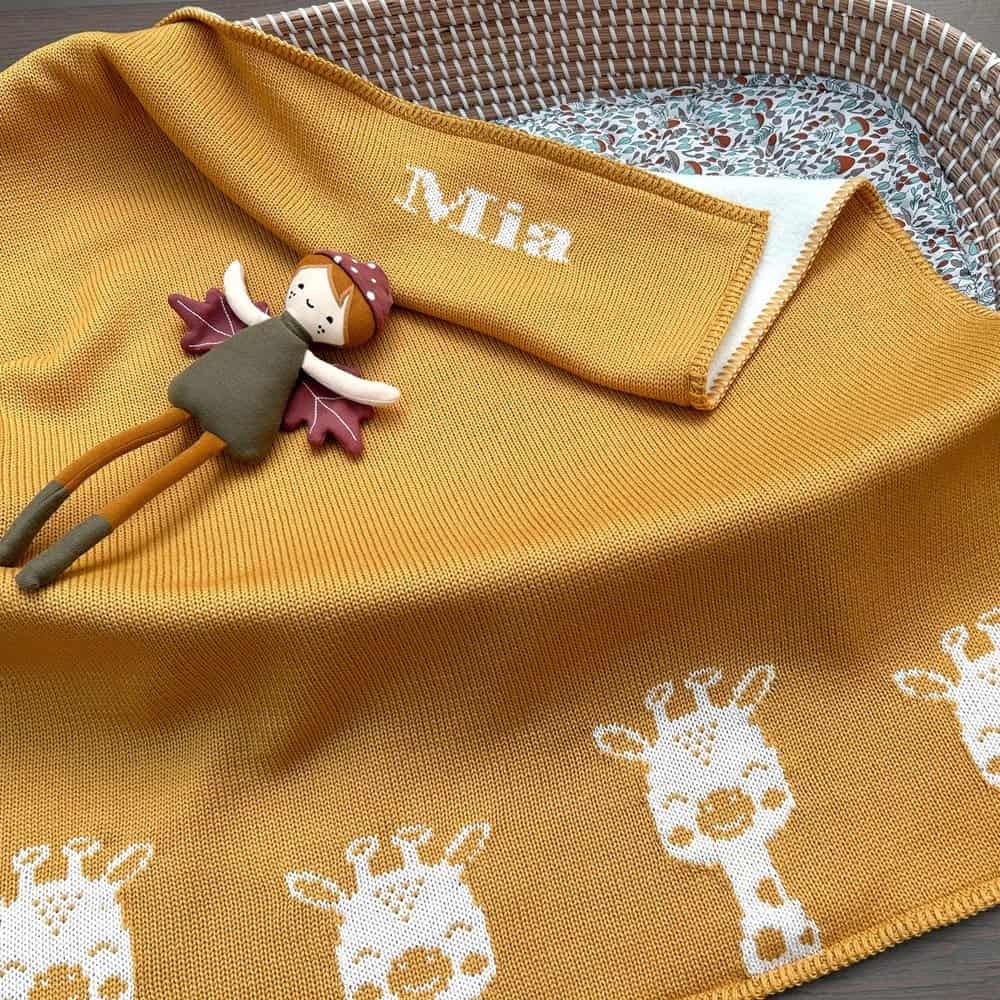 personalised name blanket