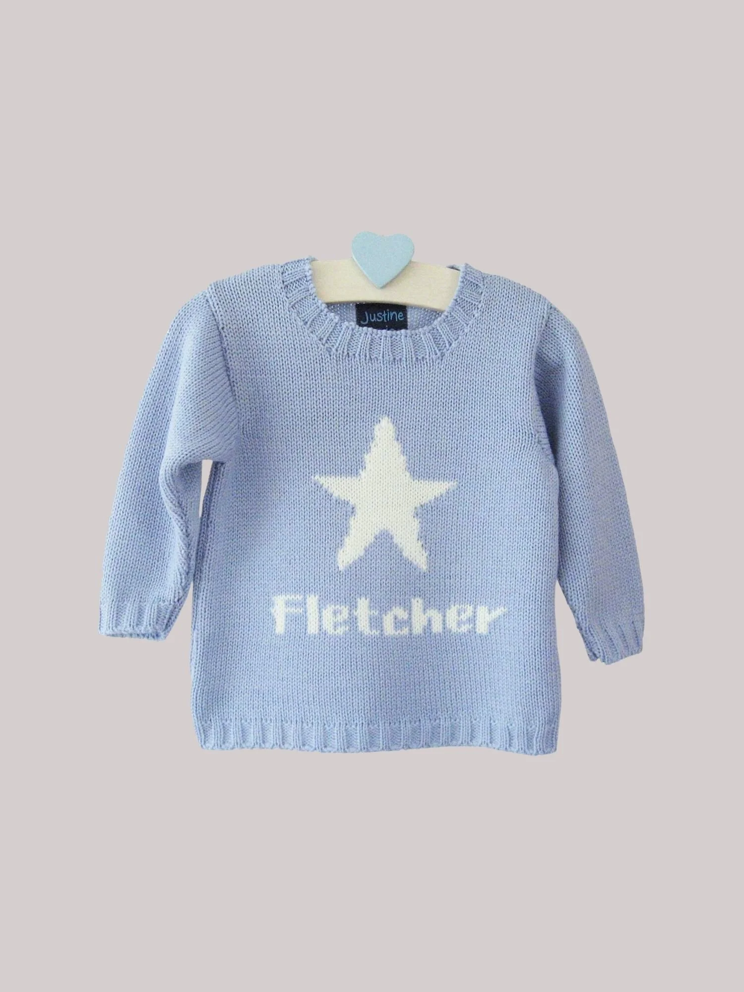 blue star baby jumper