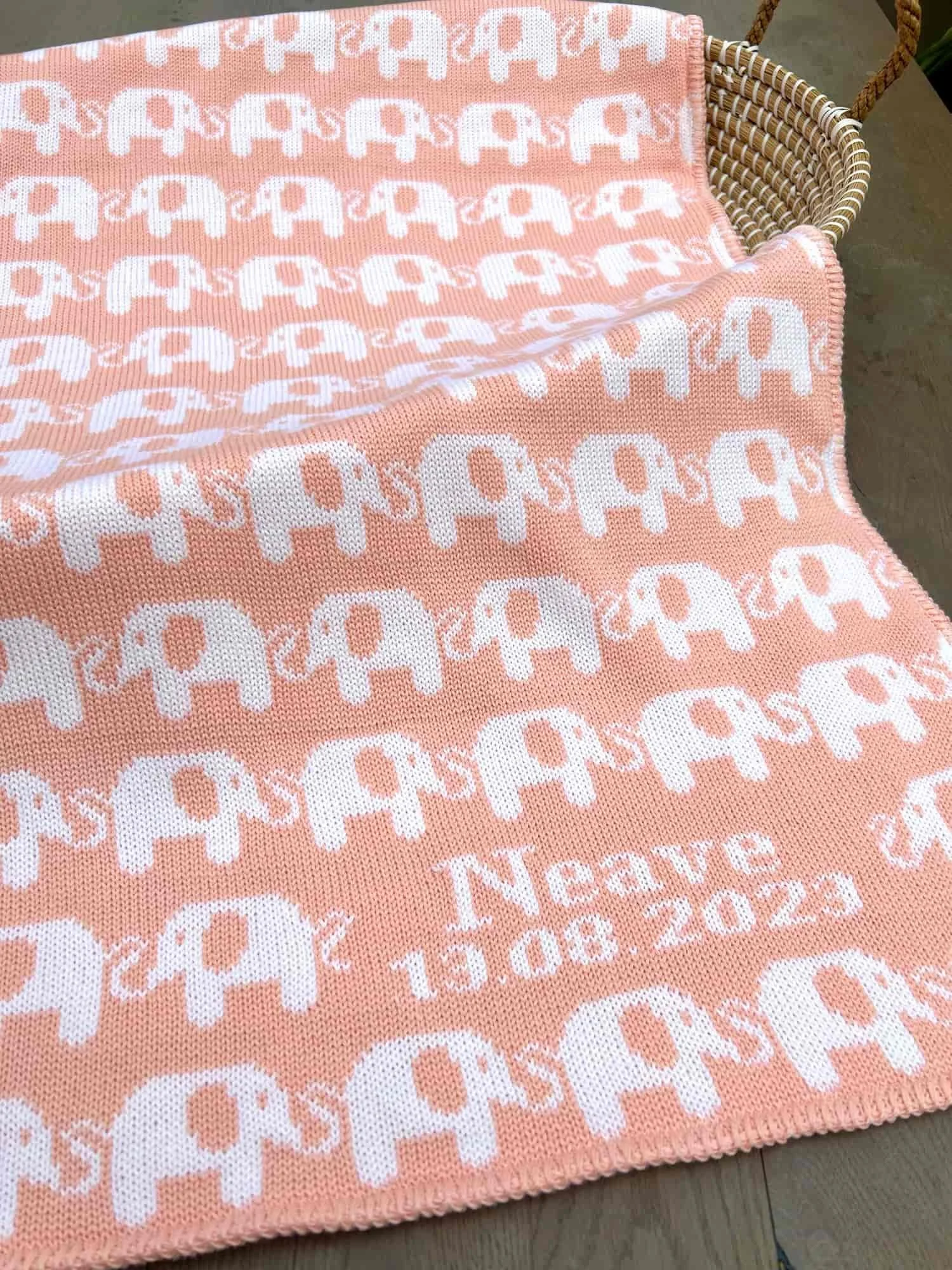 elephant baby blanket