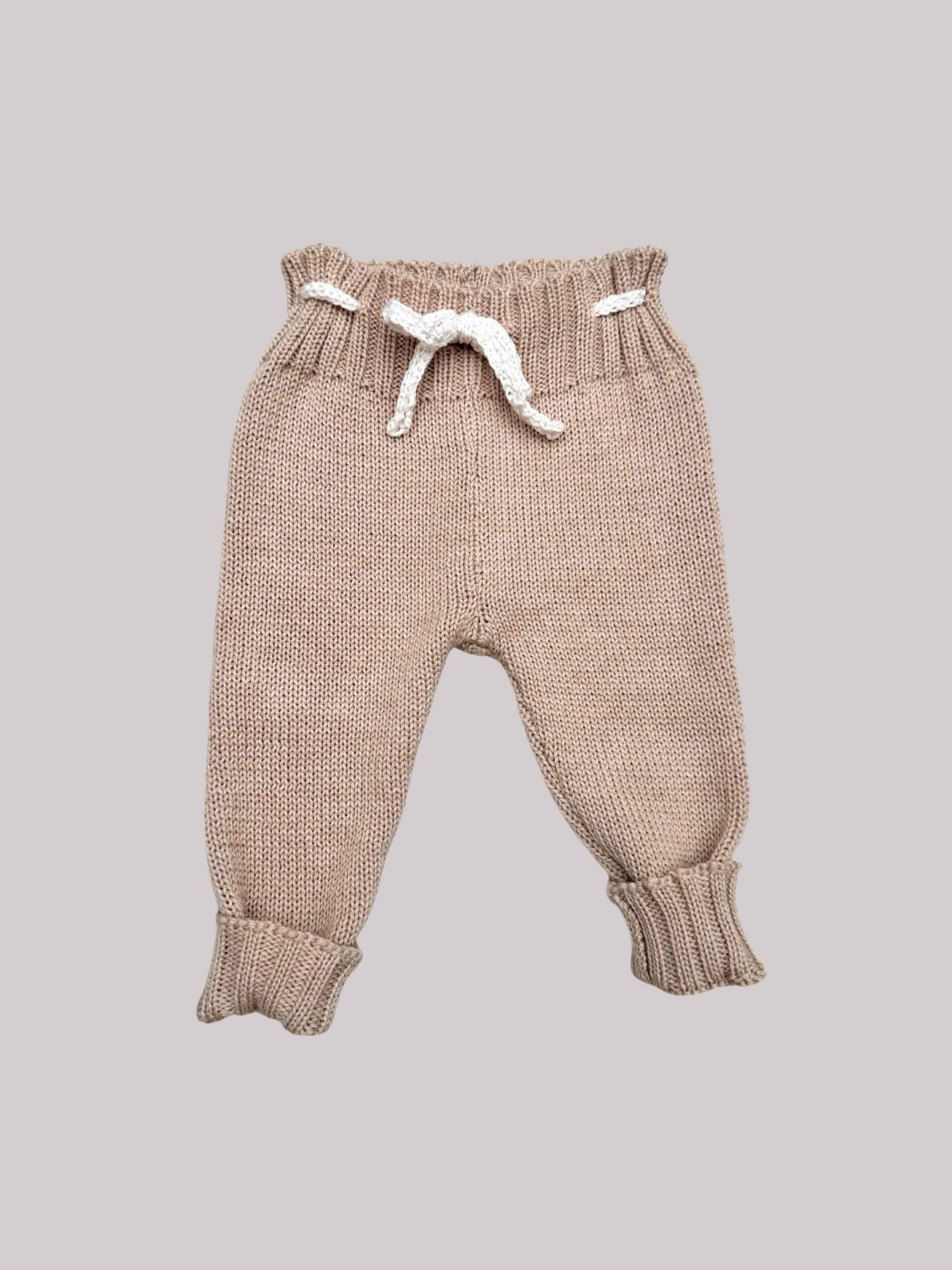 Knitted Baby Leggings in Merino Wool - Non Personalised
