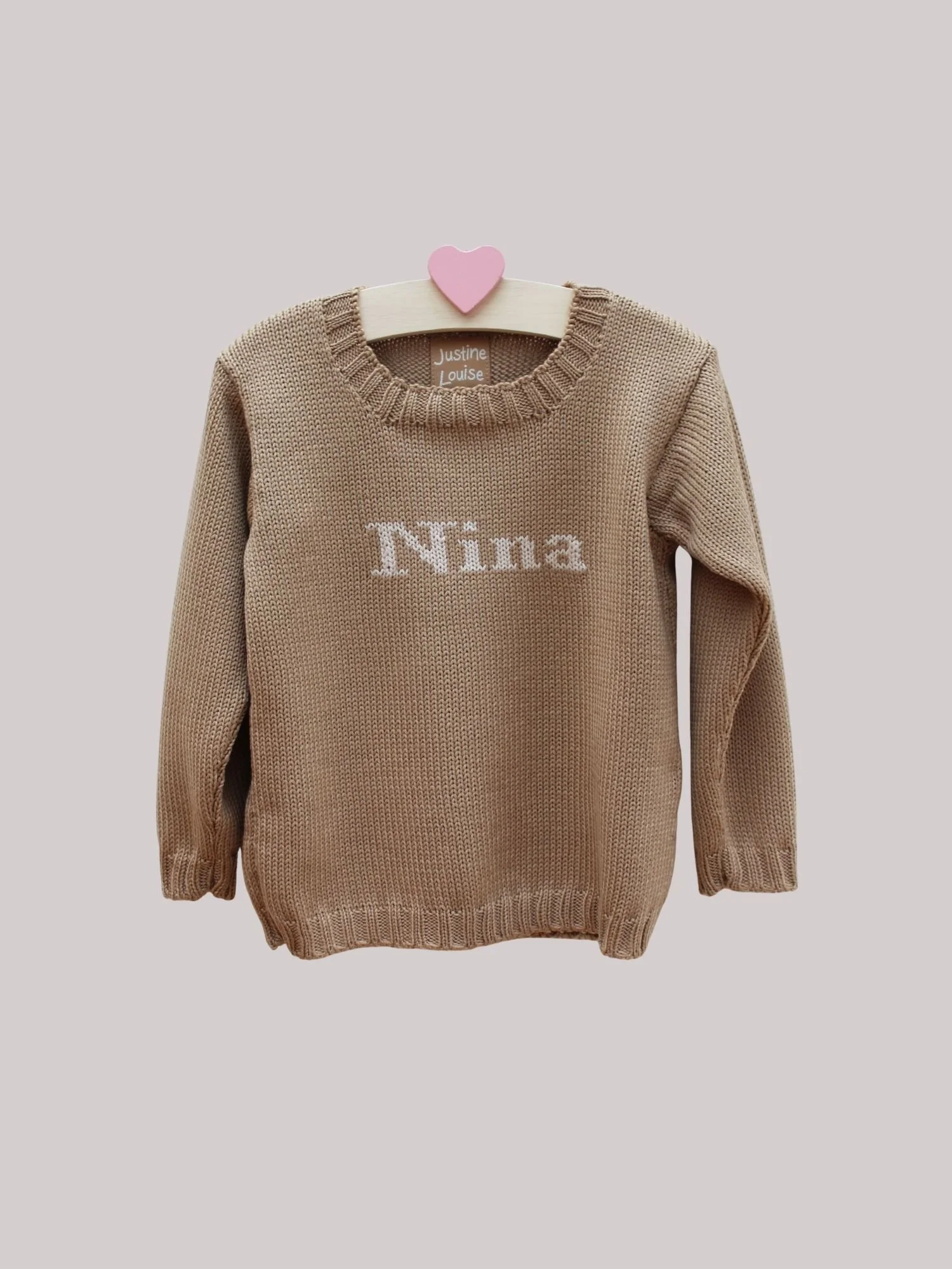 Personalised Baby Jumper in Merino Wool