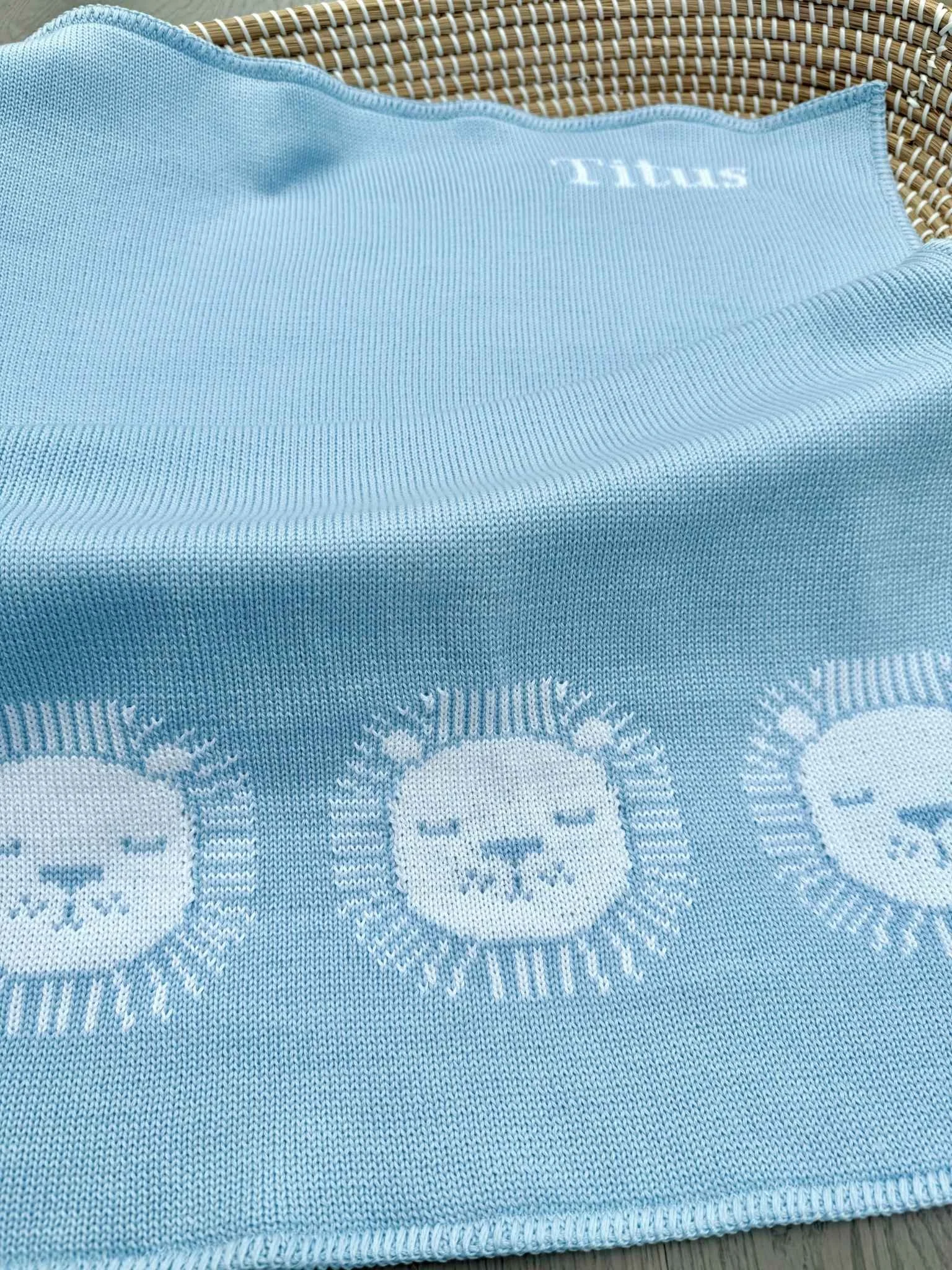 personalised pram blanket