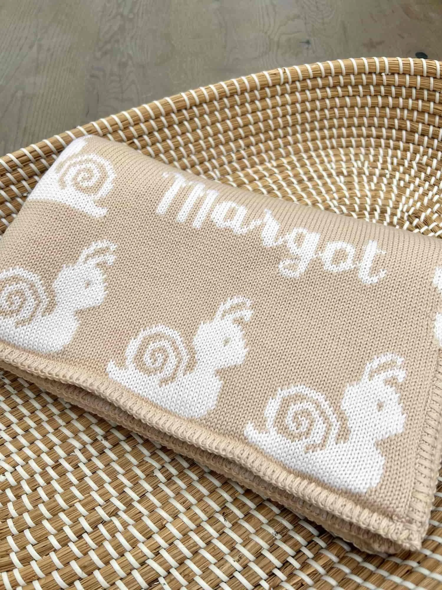 personalised baby blanket