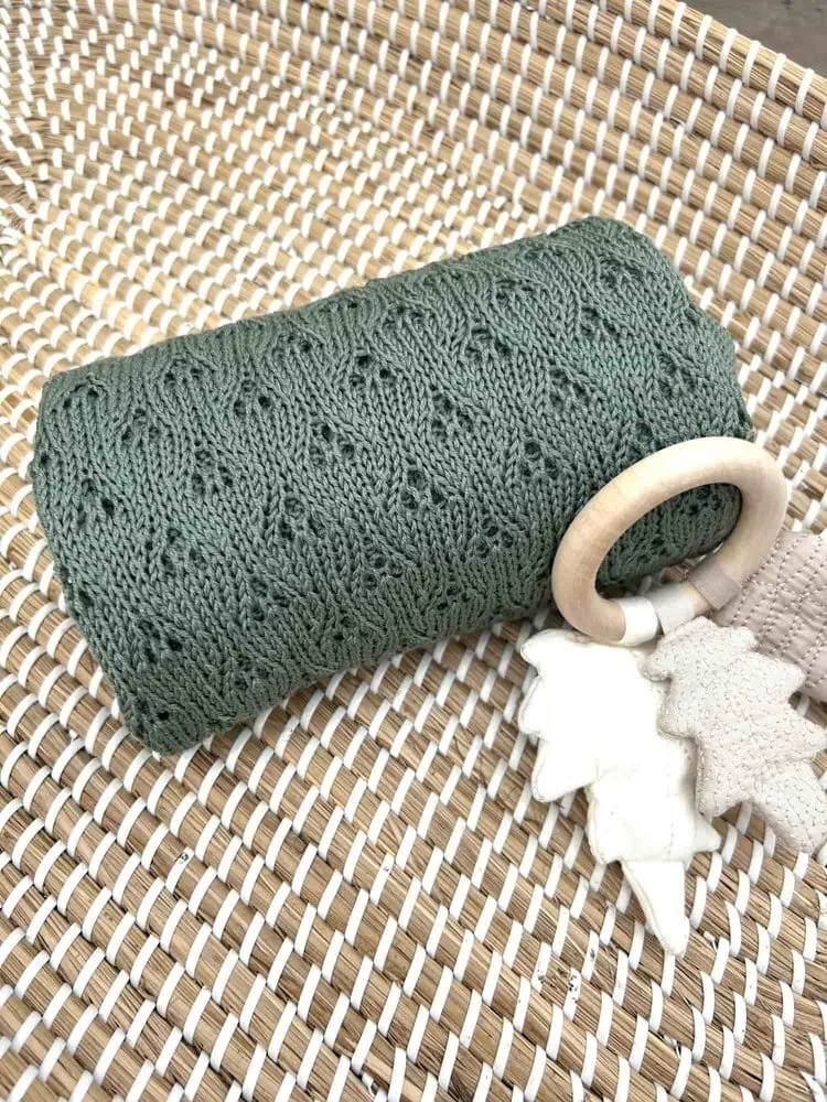 heirloom knitted blanket for babies