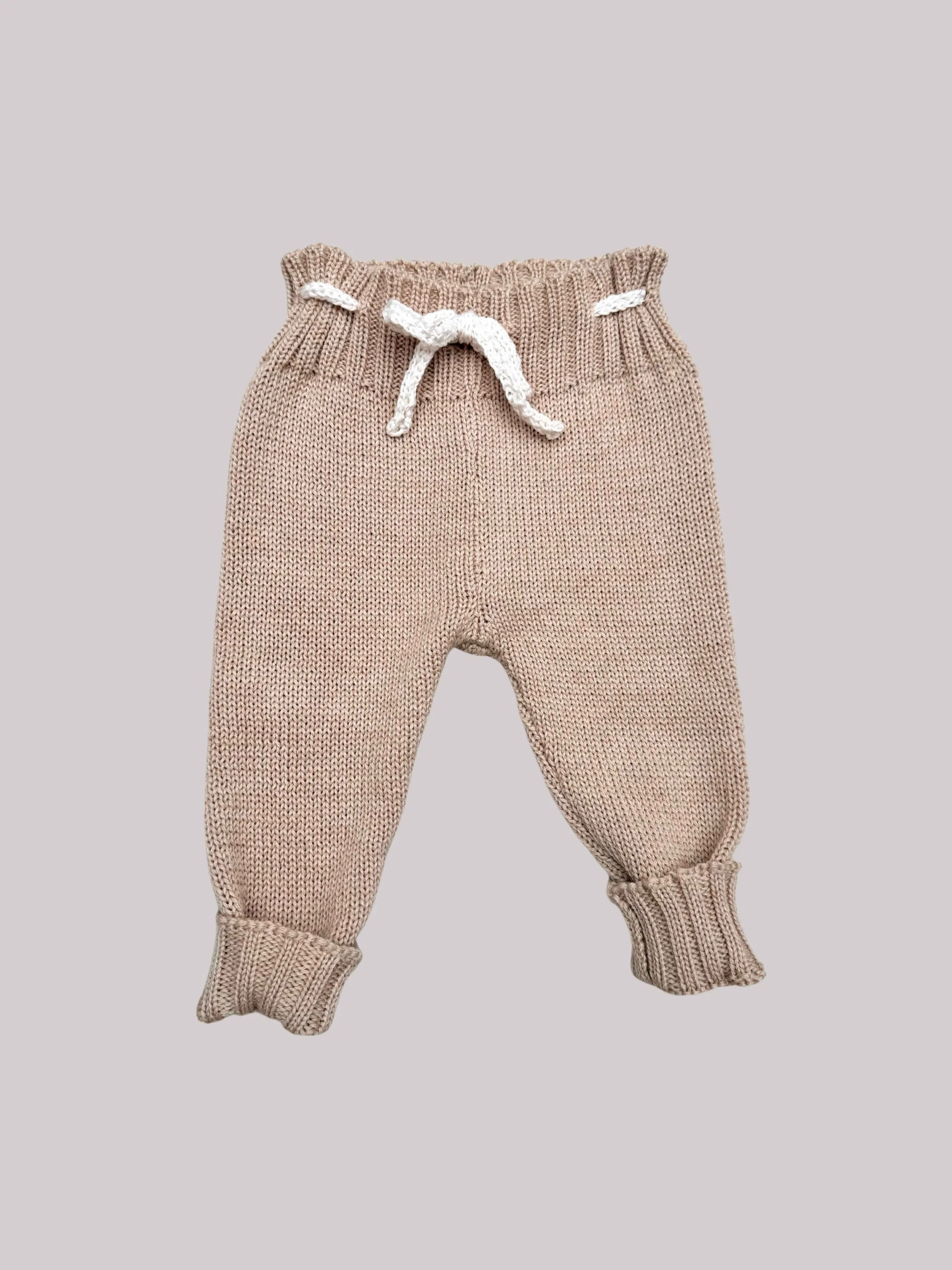 Knitted Baby Leggings in Merino Wool