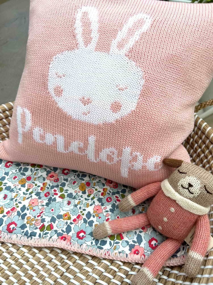 bunny face cushion