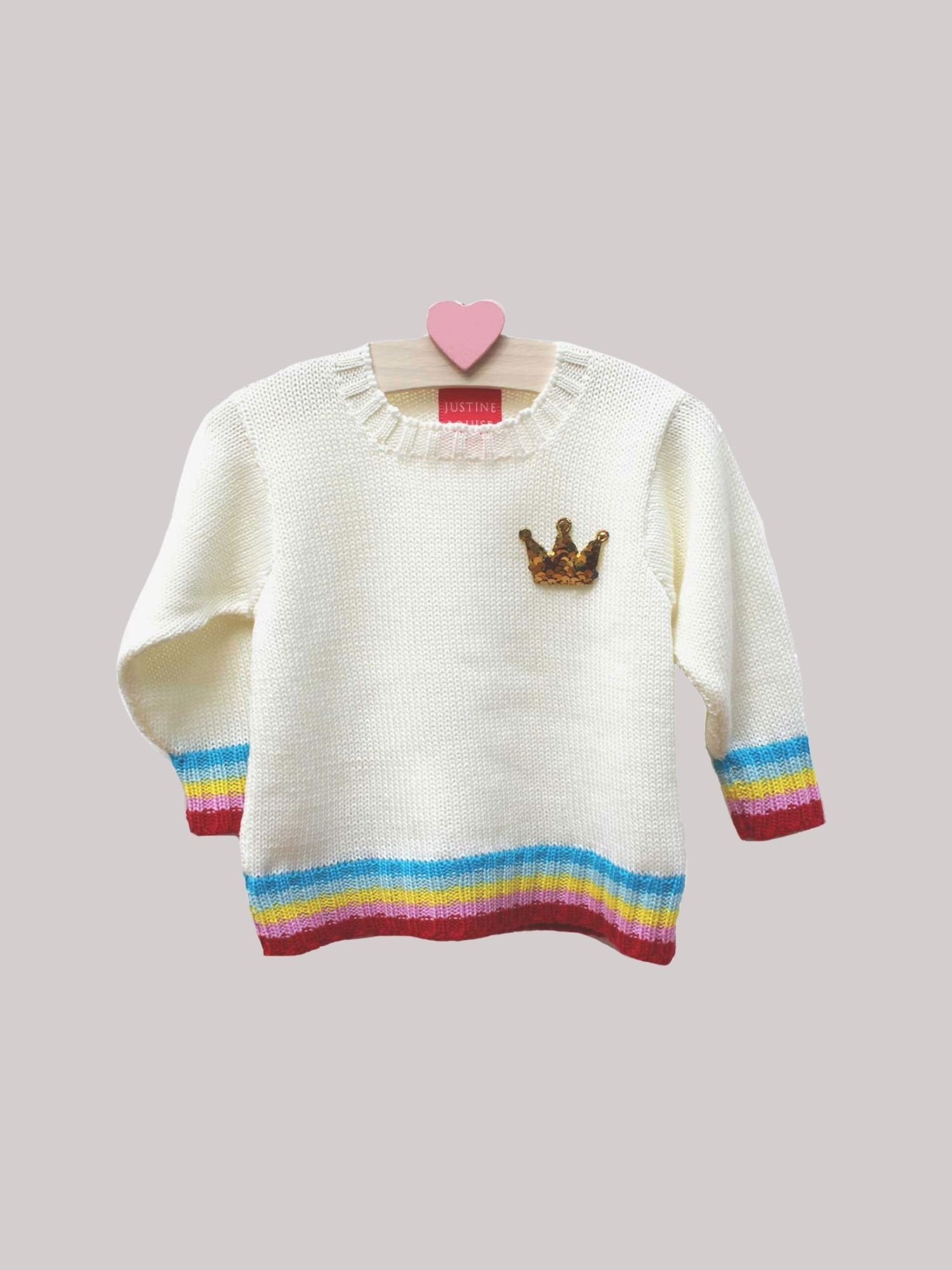 rainbow jumper for baby 3-6 months