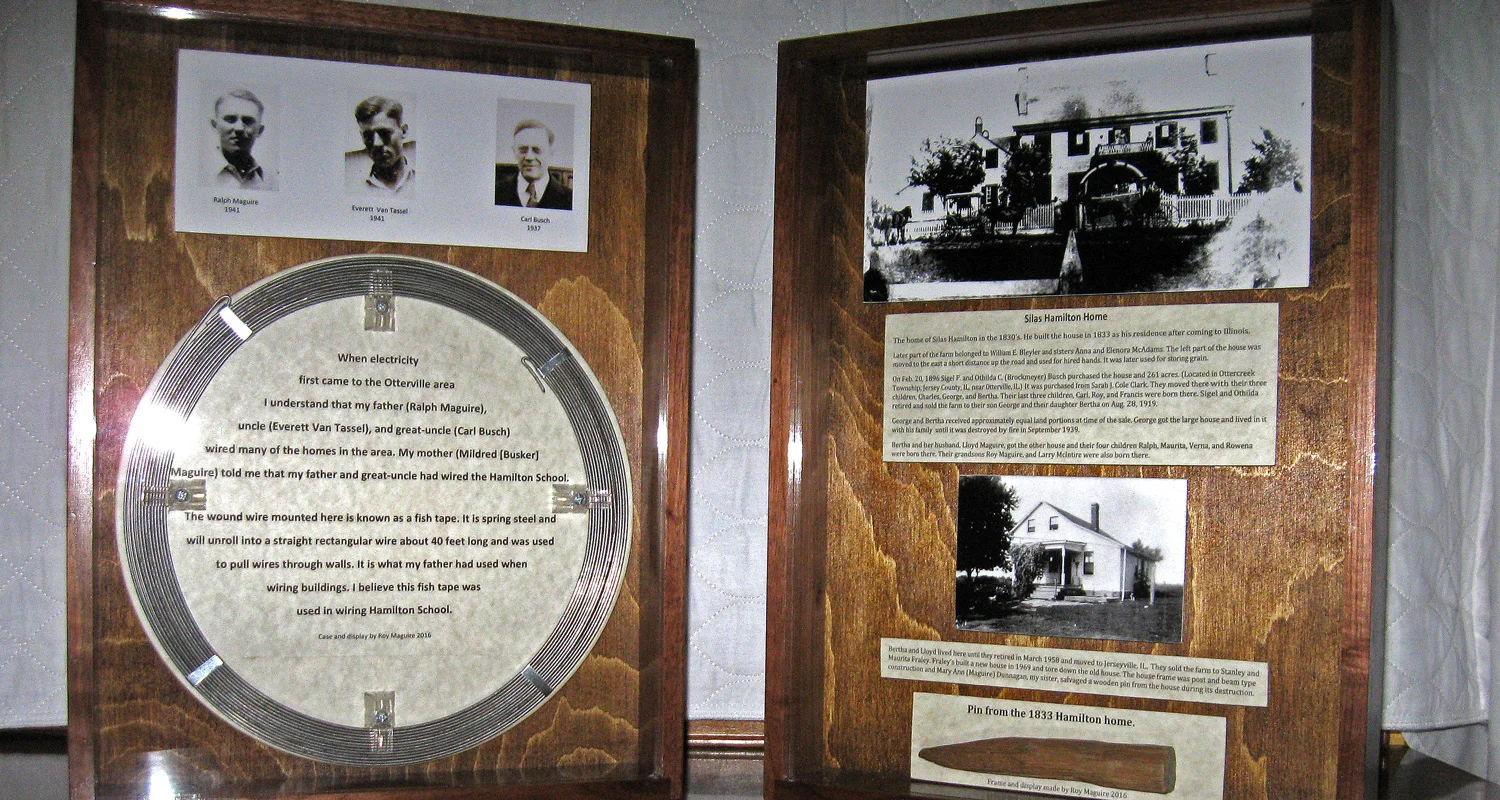 This display was designed and handmade by Roy Maguire.