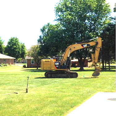 Site work has begun on the Lettie Brown playground.