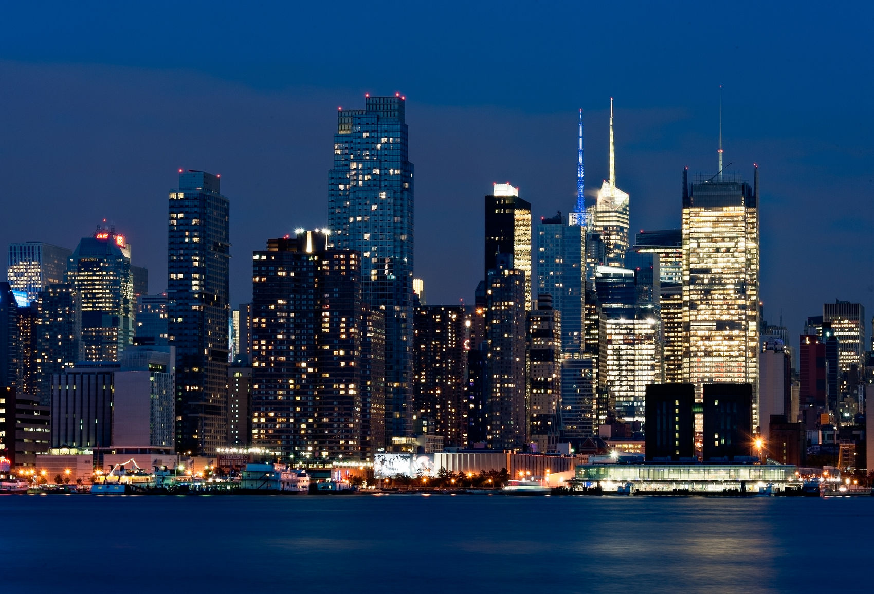New York City skyline taken from Weehawken NJ
