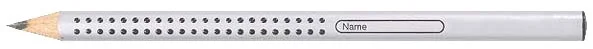 Jumbo Grip Pencil, Silver