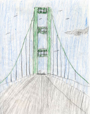 Video for kids  learn how to draw london bridge step by step