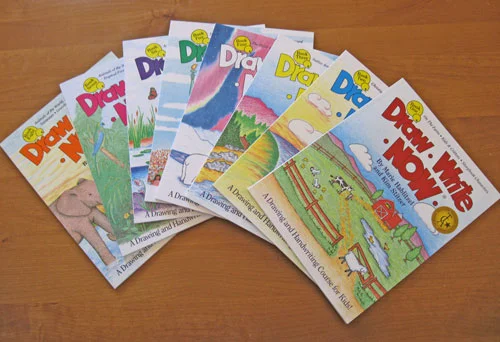 Draw Write Now, Books 1-8 , lessons for drawing and writing with children.