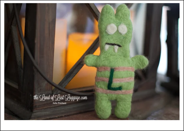 Needle Felt Monster by Yours Truly