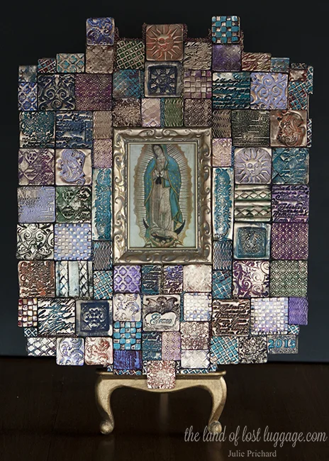 Completed project. Center frame holds a 5x7" photo.