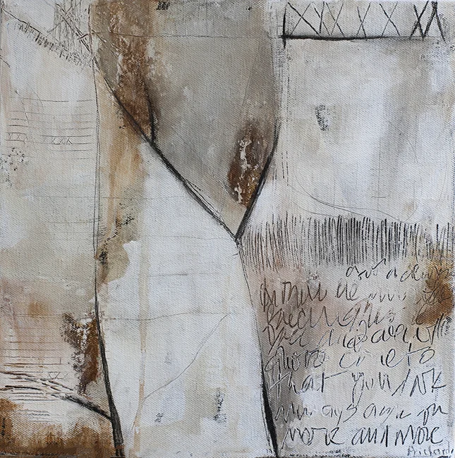 Class sample from my new workshop, "Eight Great Paintings" 12x12" stretched canvas.