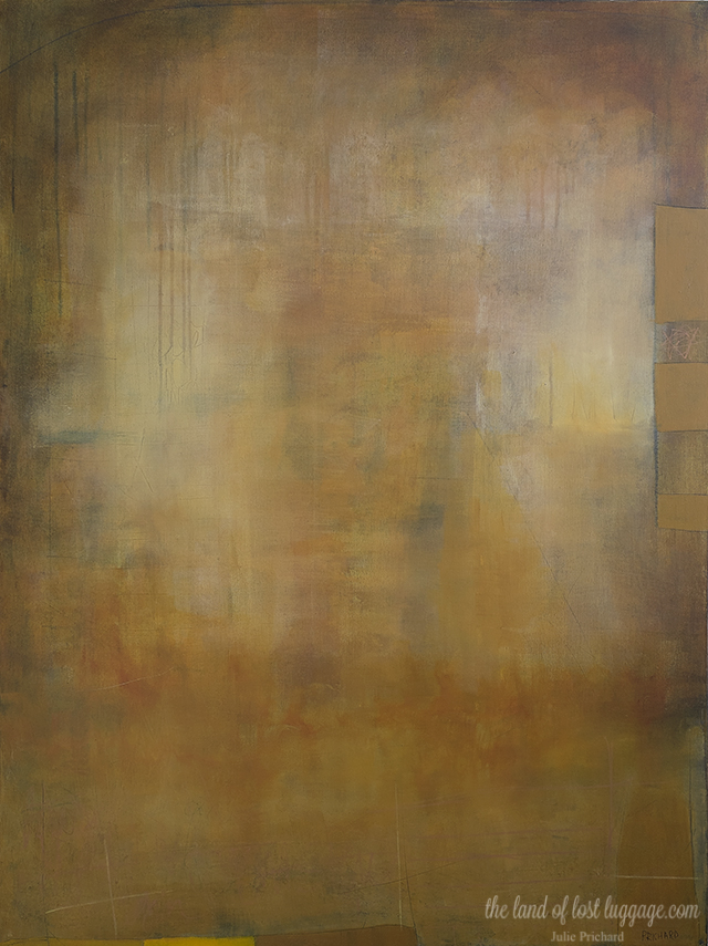 Untitled No. 10 30x40" Mixed Media on gallery canvas.